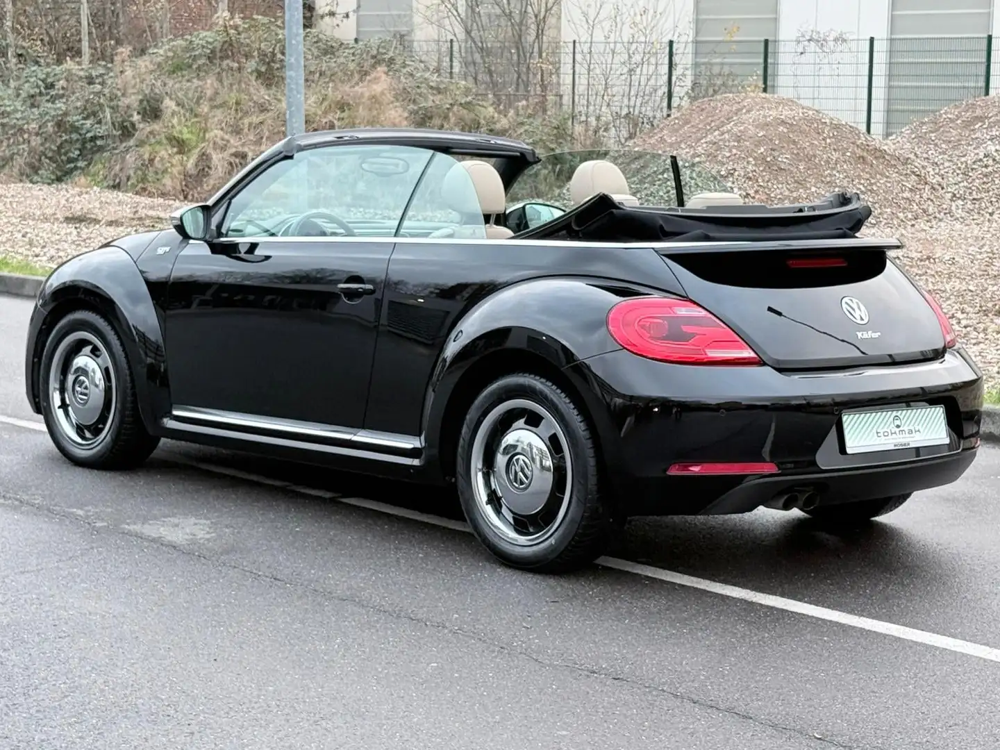 Volkswagen Beetle Cabriolet 50´s Design Navi Leder LED PDC Noir - 2