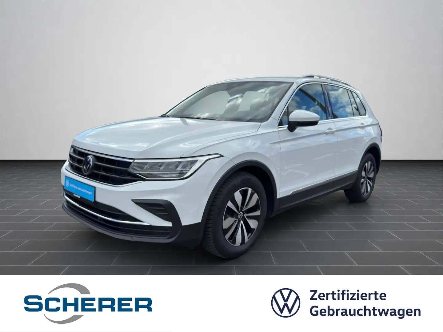 Volkswagen Tiguan MOVE 2.0 TDI DSG NAVI AHK RFK EPH ACC Weiß - 1