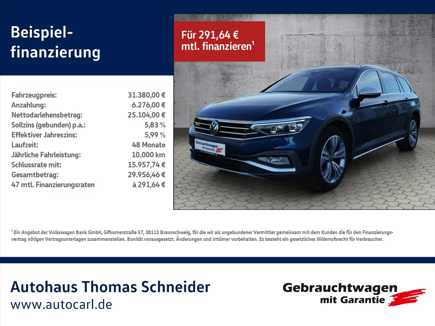 Volkswagen Passat Alltrack 2.0TDI 4Motion DSG IQ-Drive/HUD KLIMA LED NAVI LE Blauw - 1