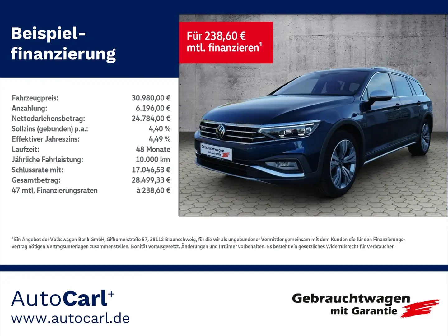 Volkswagen Passat Alltrack 2.0TDI 4Motion DSG IQ-Drive/HUD KLIMA LED NAVI LE Albastru - 1