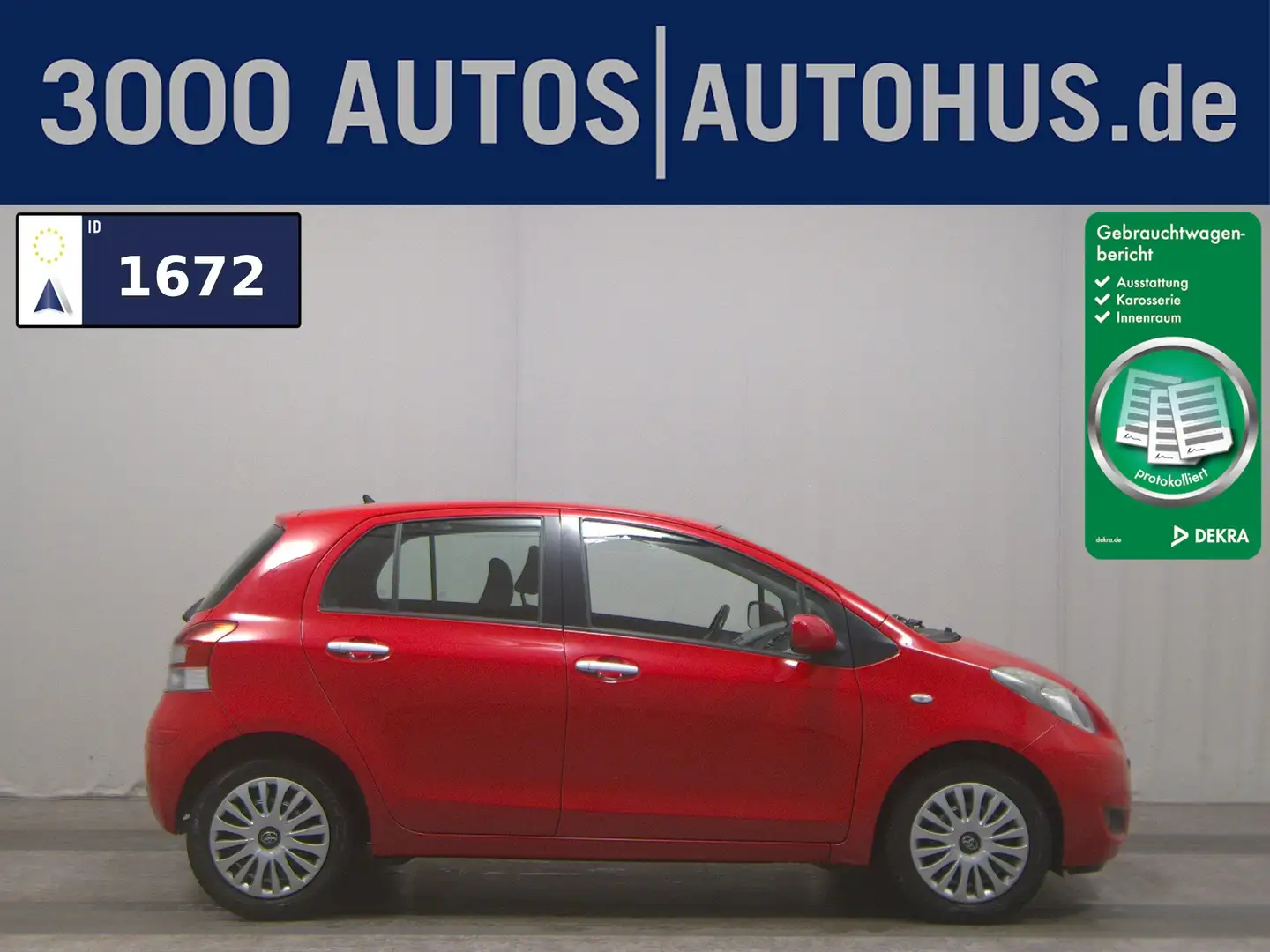 Toyota Yaris 1.4 D-4D Life AHK Navi Klima Rot - 1