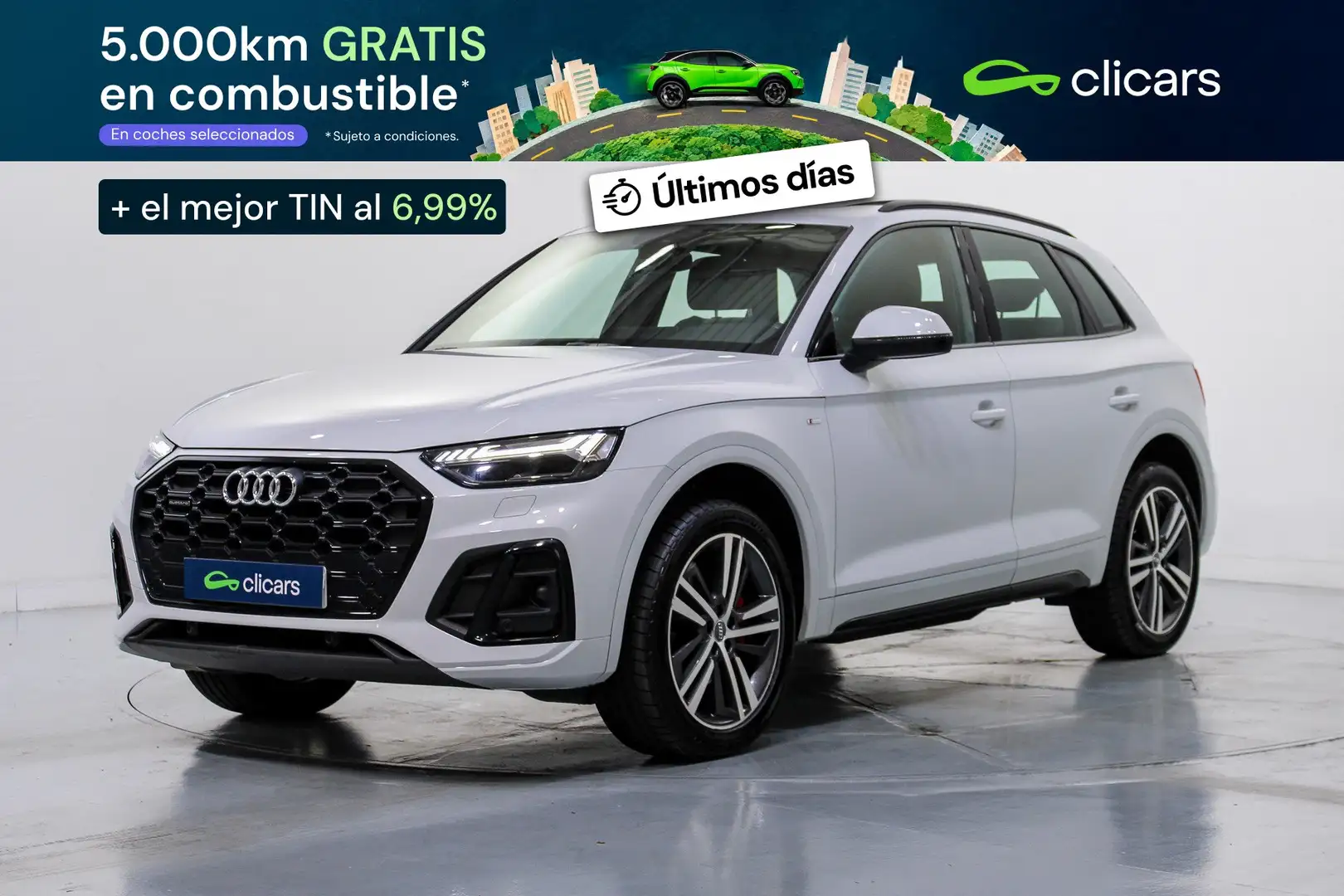 Audi Q5 40 TDI quattro-ultra S line S tronic 150kW Blanco - 1