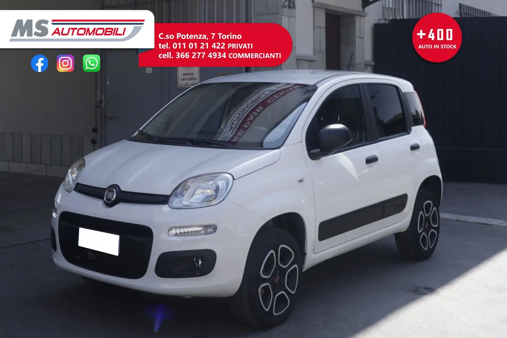 Fiat Panda FIAT Panda 0.9 TwinAir Turbo S&S 4x4 City Cross K Bianco - 1