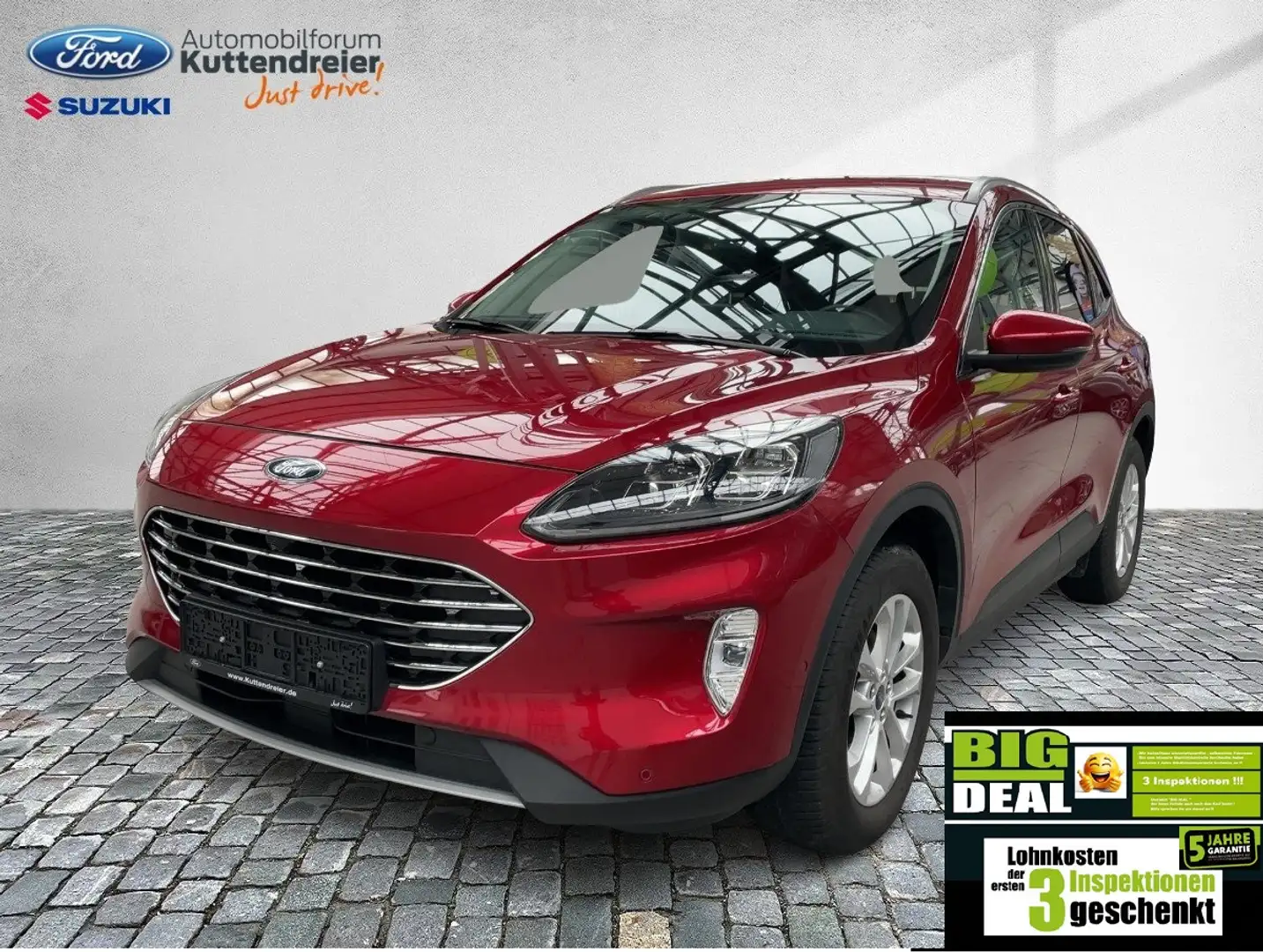 Ford Kuga Titanium X Navi Kamera Leder LED PDC Sitzhei Rot - 2