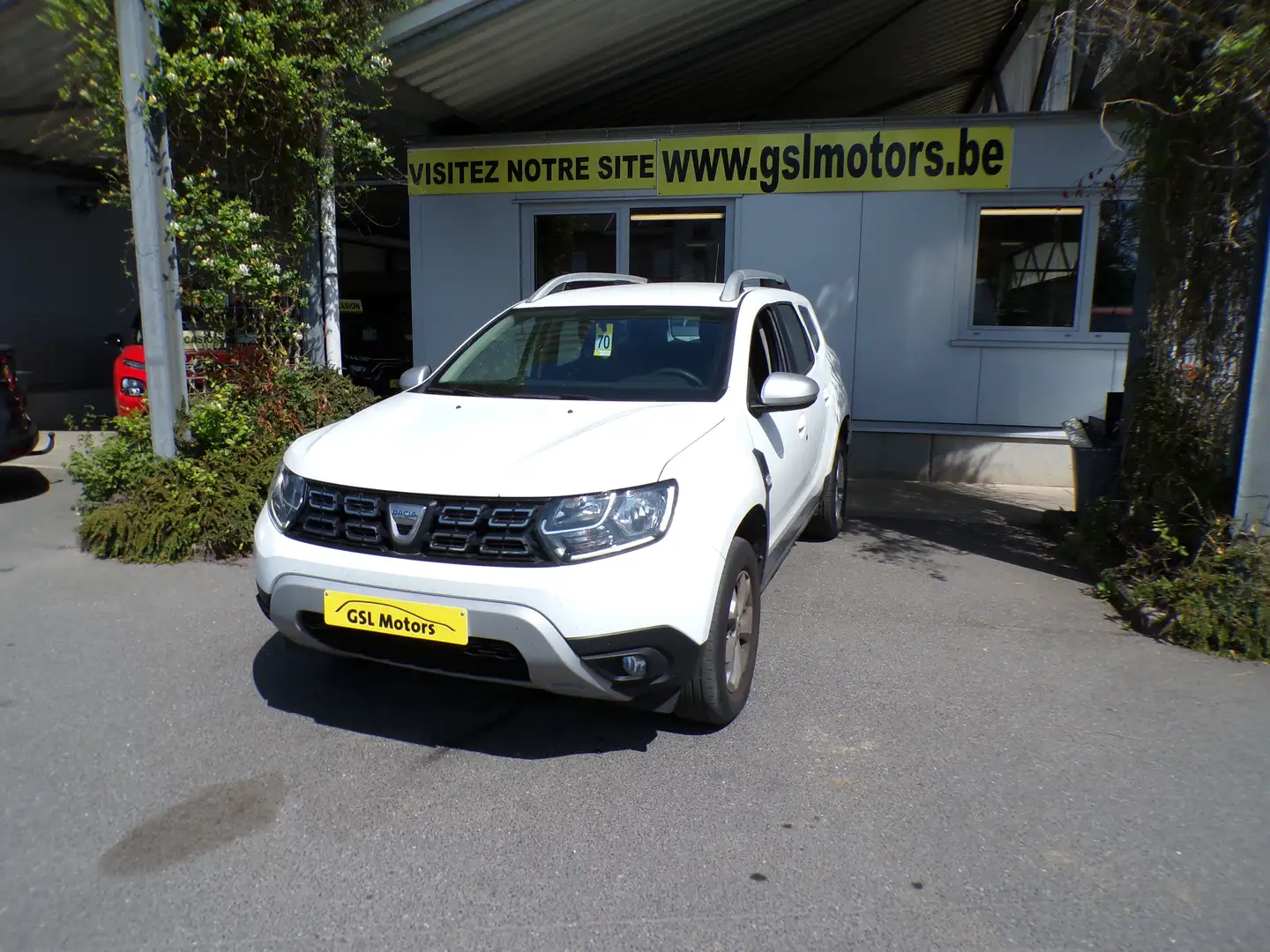 Dacia Duster 1.5 Blue dCi 95cv blanc 07/20 30.045km Airco GPS Wit - 1