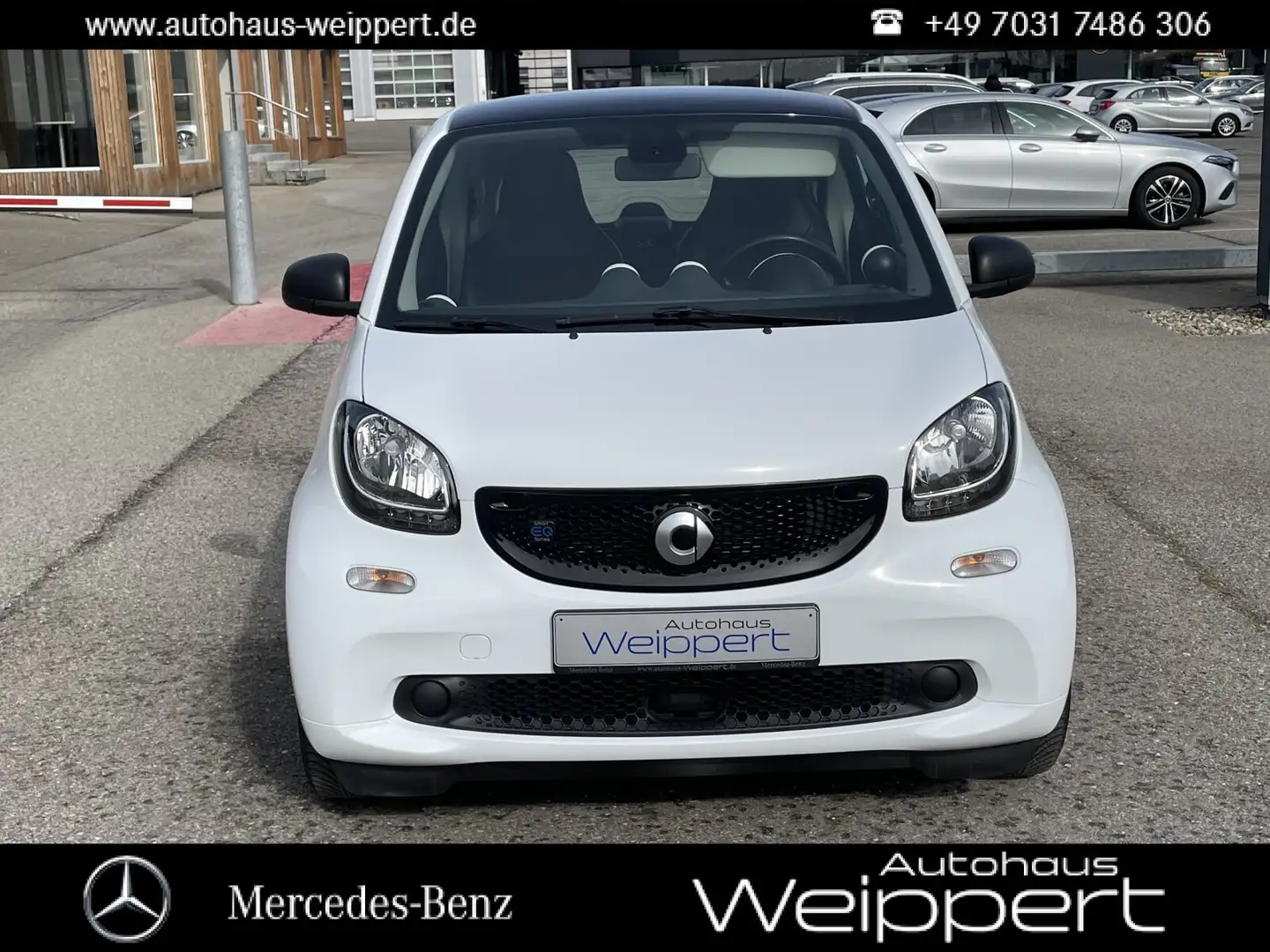 smart forTwo fortwo electric drive NAVI PANO 22 kW BOARDLADER Weiß - 1