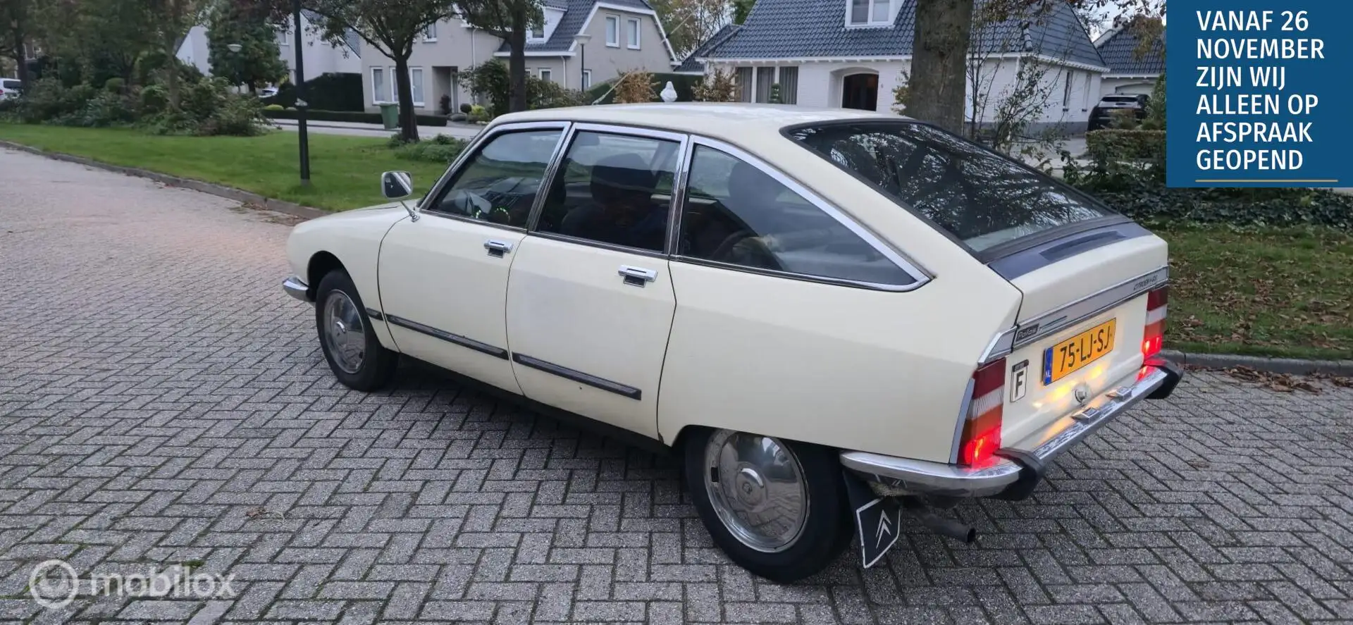 Citroen GS Pallas 1978 Mooi winter projectje 4.950,- Palla Beige - 2