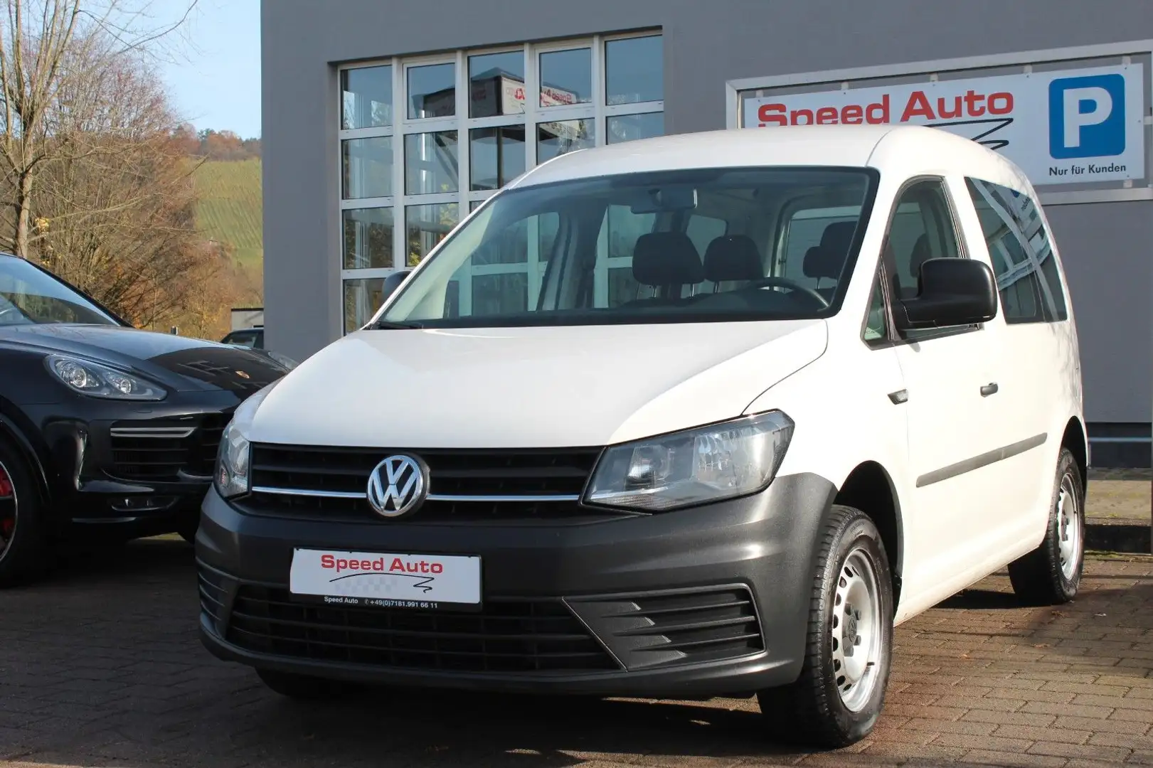 Volkswagen Caddy 2.0 TDI 55kW/PKW/NAVI/AHK/TEMPOMAT/2.HAND Blanco - 2