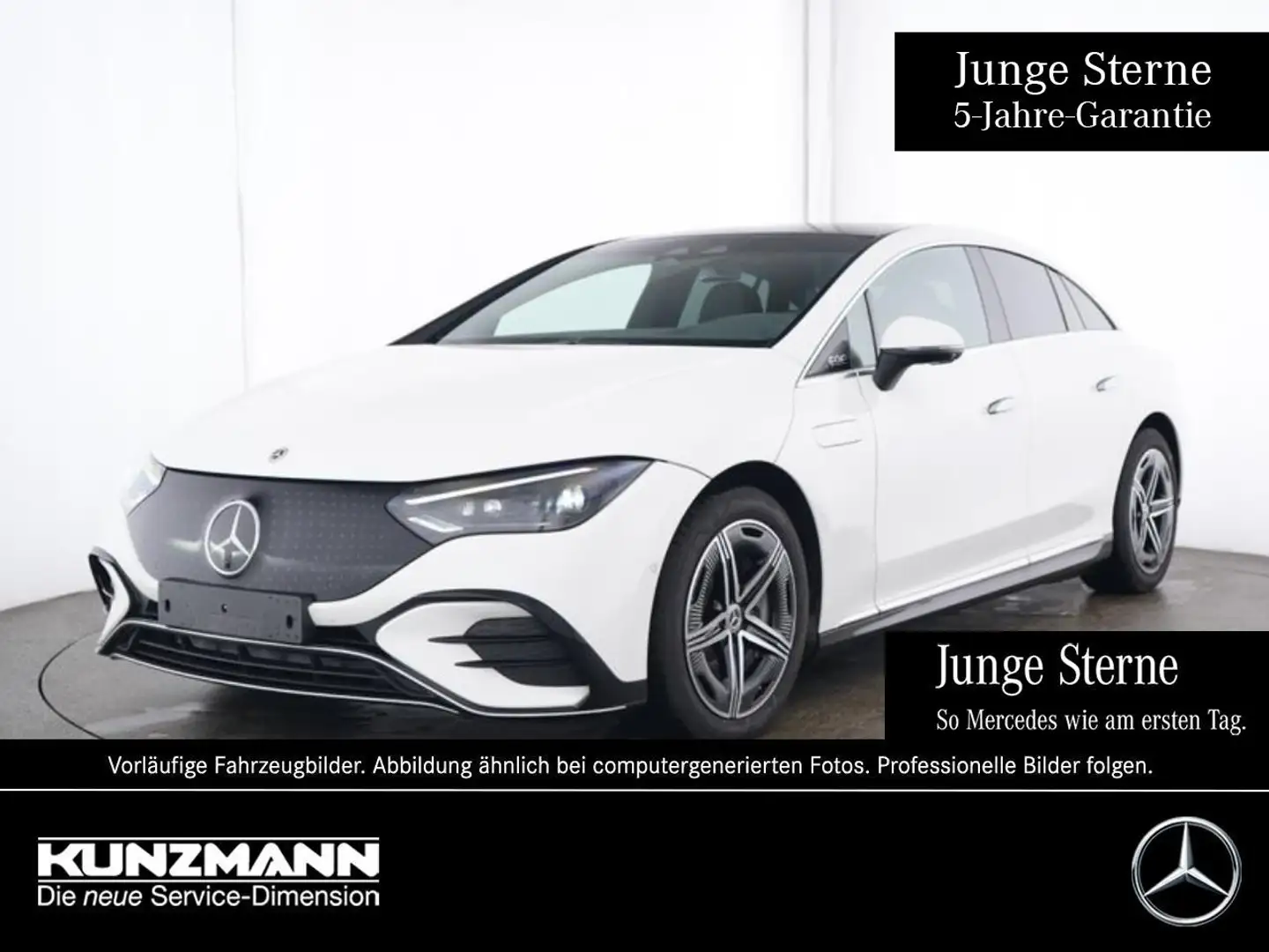 Mercedes-Benz EQE 500 4M AMG Night Panorama Distronic 360° HUD Weiß - 1