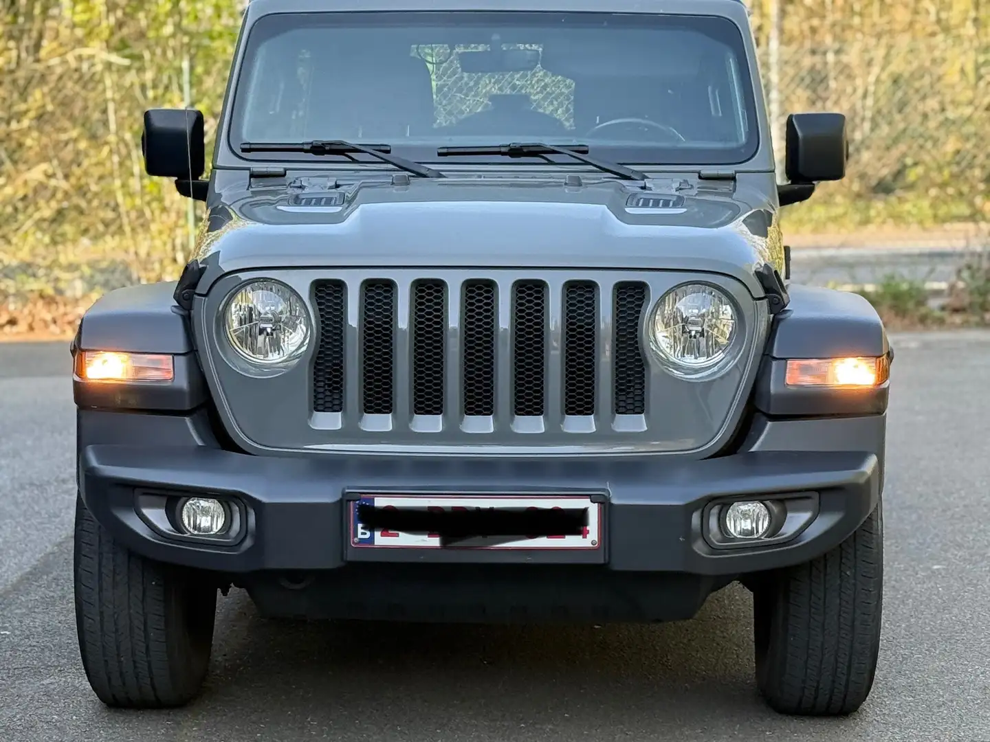 Jeep Wrangler 2.2 MultiJet Cabriolet-Leder-Trekhaak-Cam-2019-4x4 Gris - 2