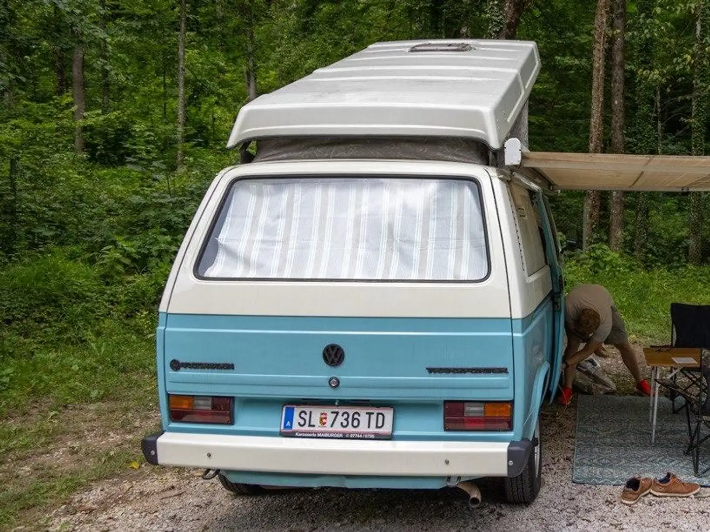 Volkswagen T3 Transporter Blau - 2