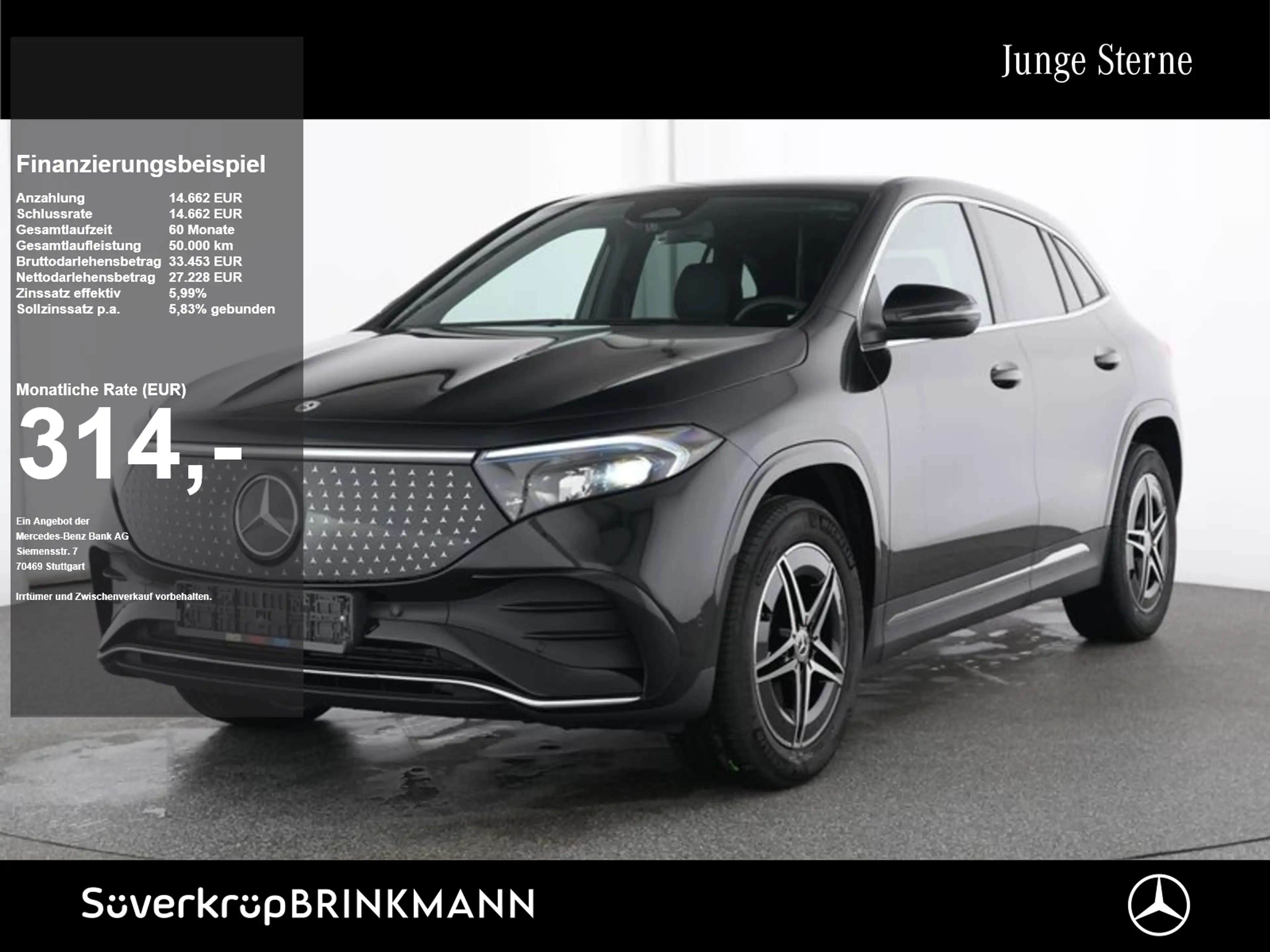 Mercedes-Benz EQA 250 + AMG KAMERA SPUR STANDH PDC SHZ