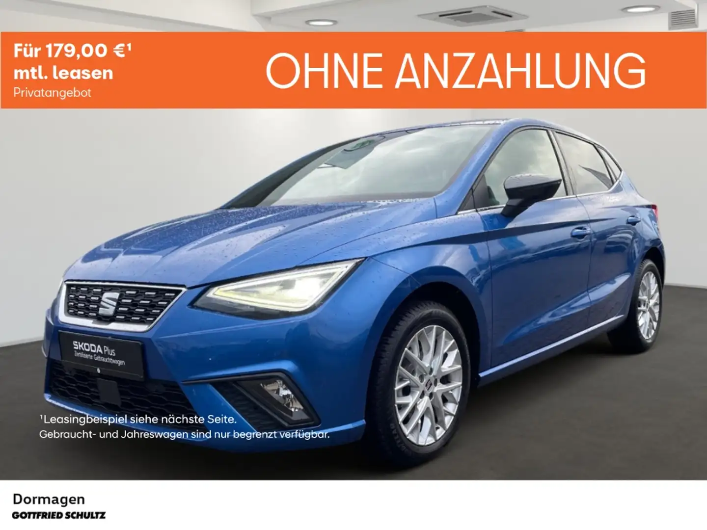 SEAT Ibiza 1.0 TSI DSG LED NAVI KAMERA Bleu - 1