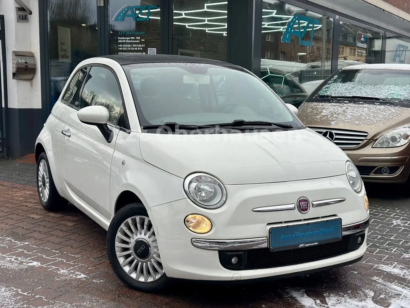 Fiat 500C 1.2 Lounge*KUPPLUNG NEU*TÜV NEU*PDC* Weiß - 1