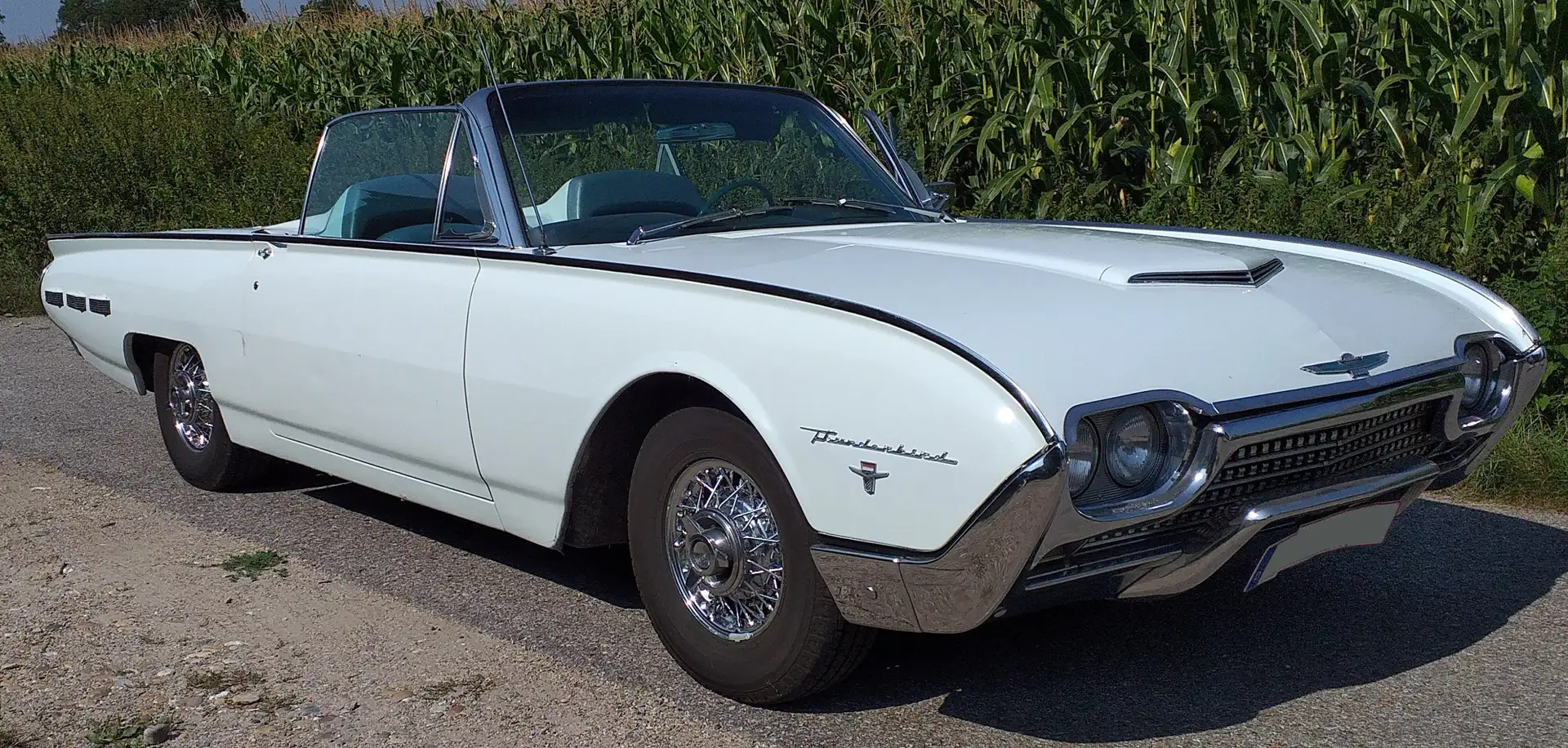 Ford Thunderbird Cabrio Beyaz - 1