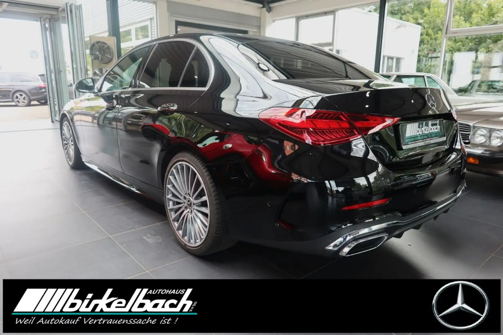 Mercedes-Benz C 200 AMG 9G LED Ambiente Apple AHK 19" Zwart - 2