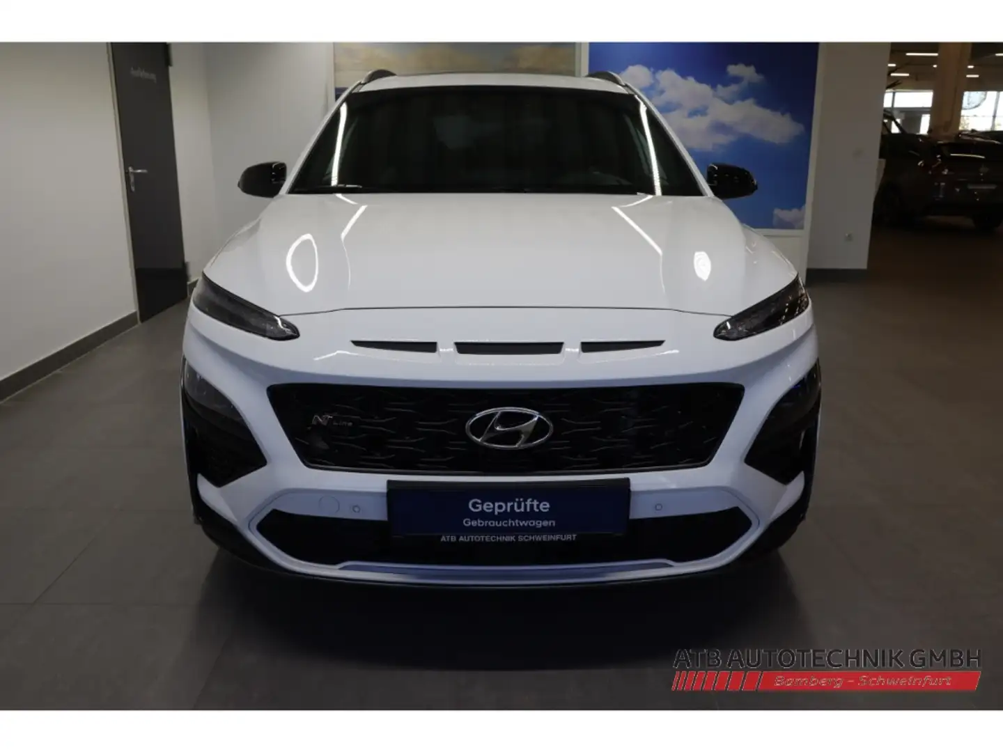 Hyundai KONA N Line 1.0 T-GDI 48V 2WD HUD AHK-abnehmbar El. Pan Bianco - 2