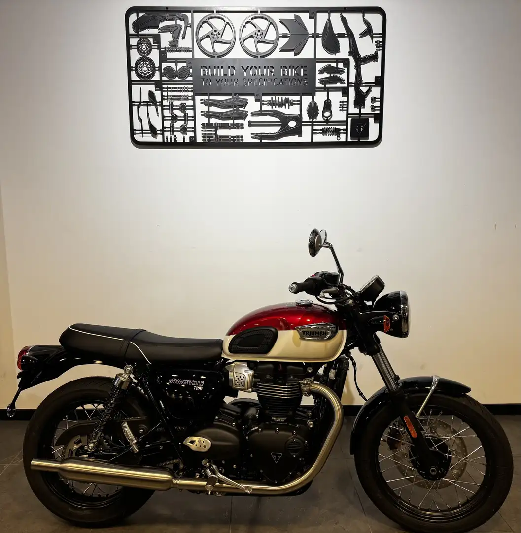 Triumph Bonneville T100 Czerwony - 1