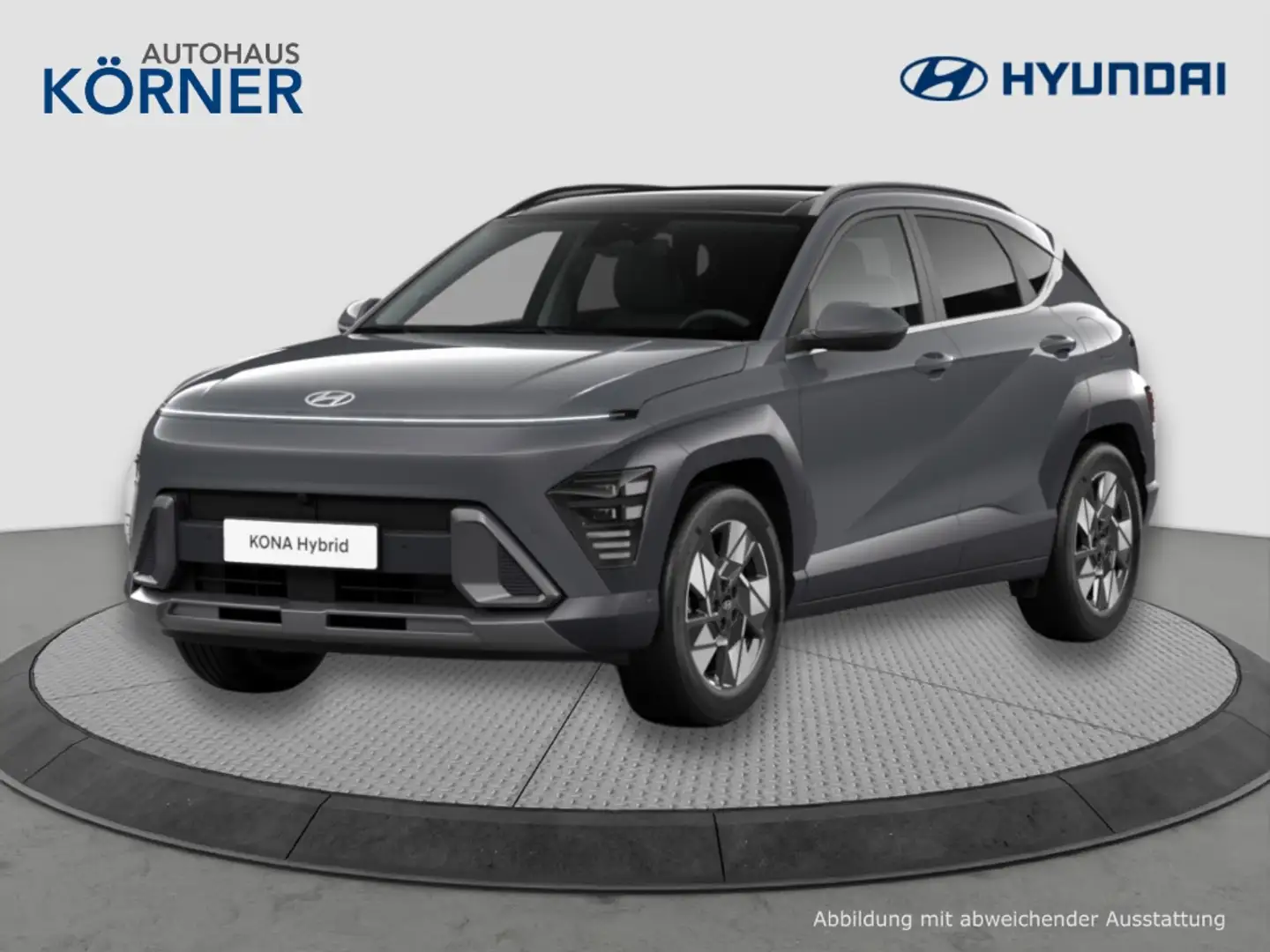 Hyundai KONA HYBRID 1.6 GDI N LINE NAVI CAM LED ELEKTRISCHE HEC Grau - 1