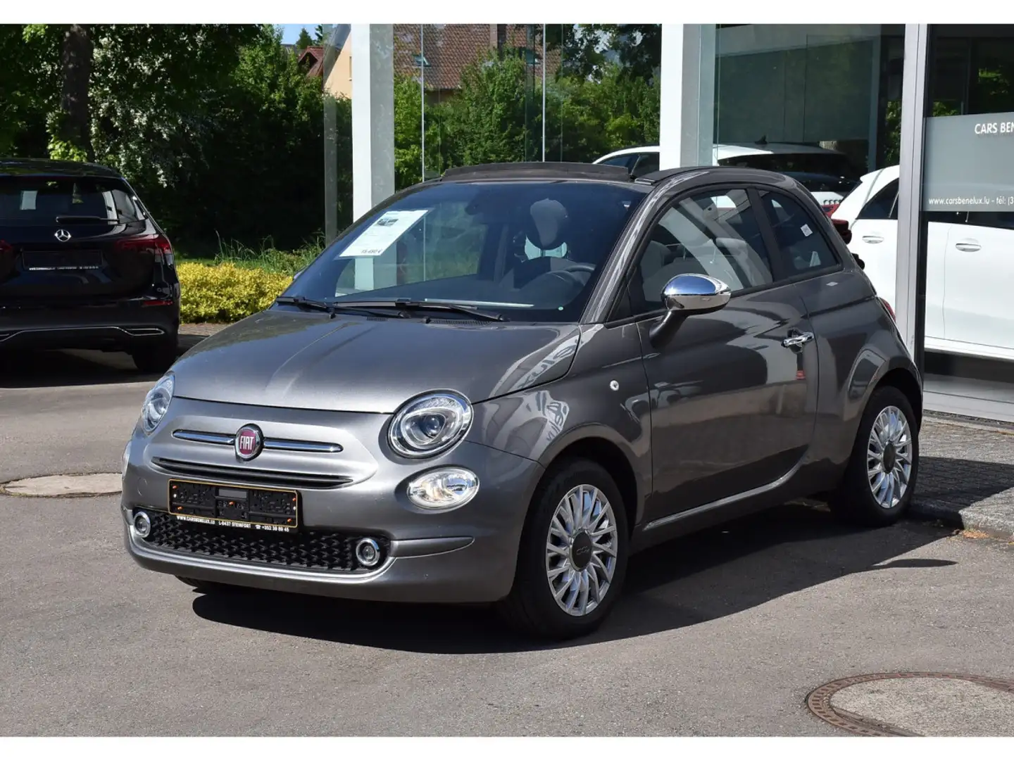 Fiat 500C 1.0 Hybrid REGUL PDC 1° MAIN Gris - 2