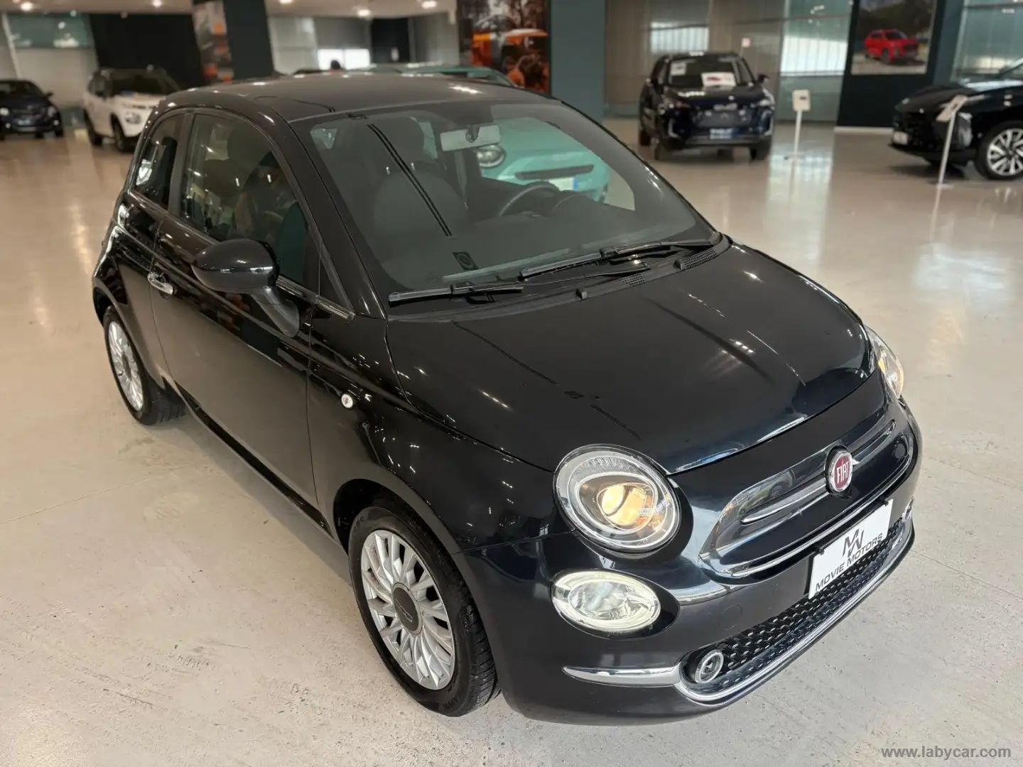 Fiat 500 1.0 Hybrid Dolcevita Zwart - 1