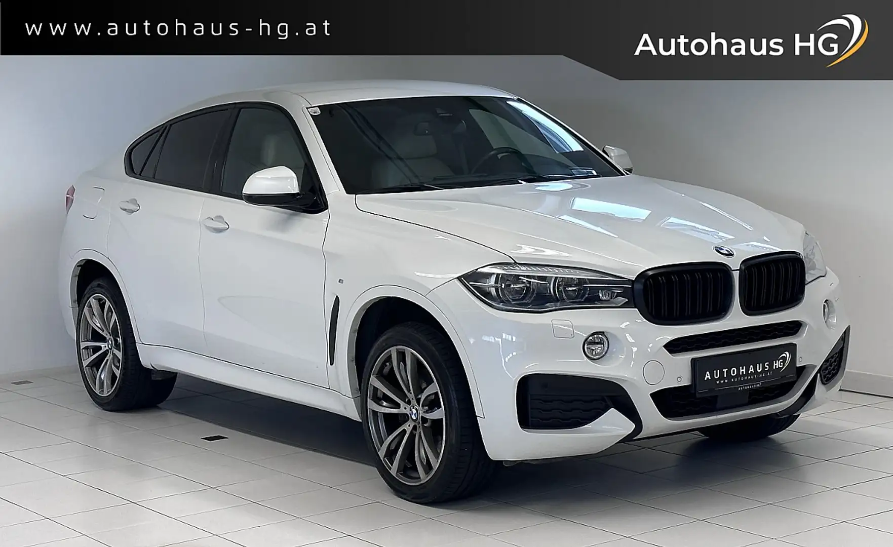 BMW X6 xDrive40d Sport Activity Coupé Österreich-Paket... Weiß - 1