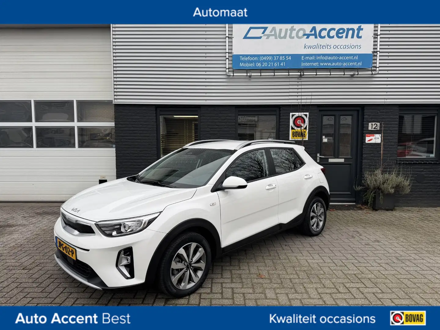 Kia Stonic 1.0 T-GDi MHEV DynamicLine Klima/Carplay/Camera/43 Blanc - 1