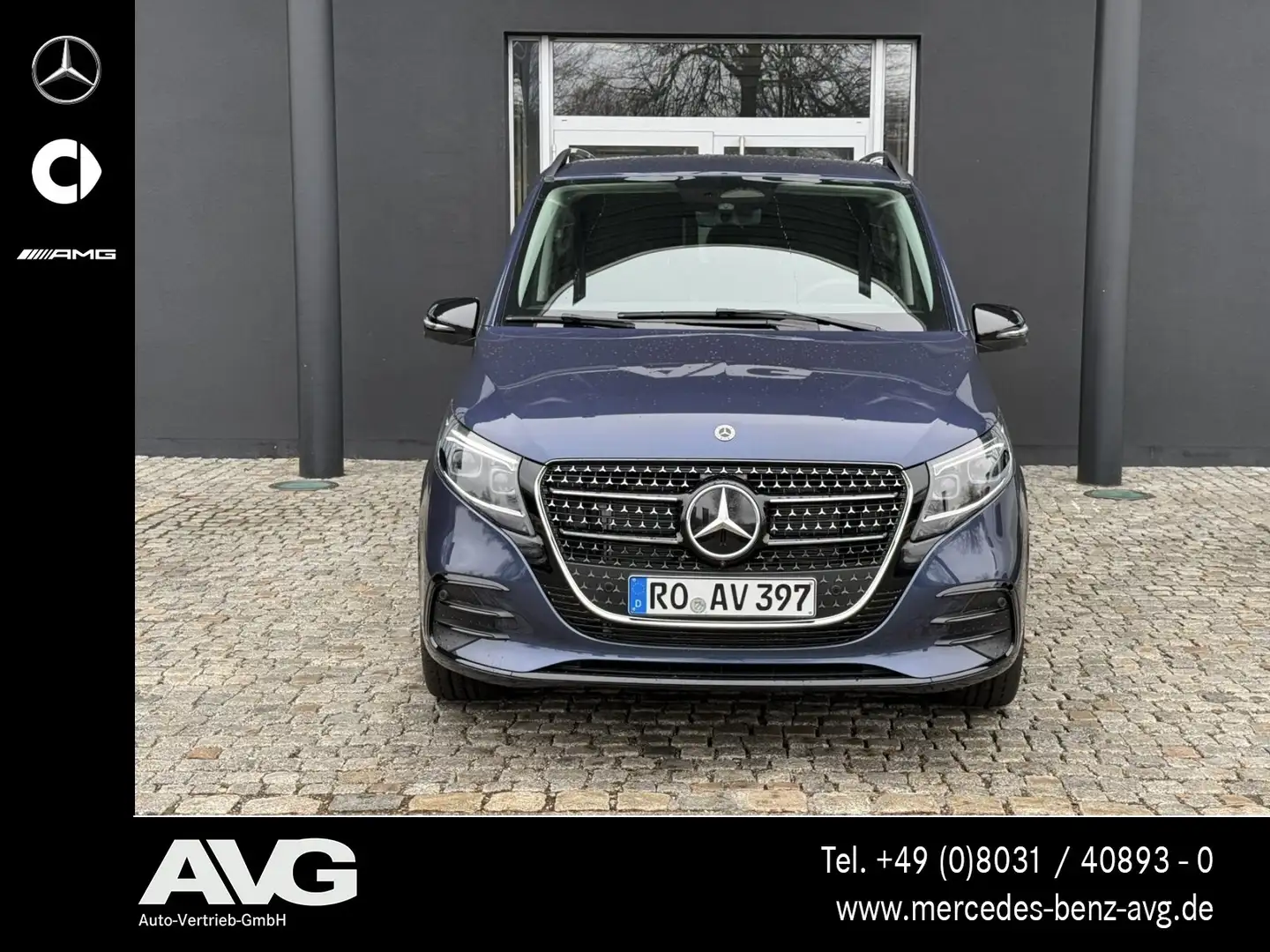 Mercedes-Benz V 300 V 300 d 4M STYLE AMG Line Airmatic 360° SHD AHK Azul - 2