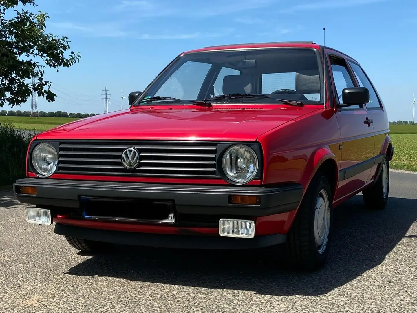 Volkswagen Golf Golf 2 GL/Original/TÜV neu/Deutsches Fahrzeug Rot - 2