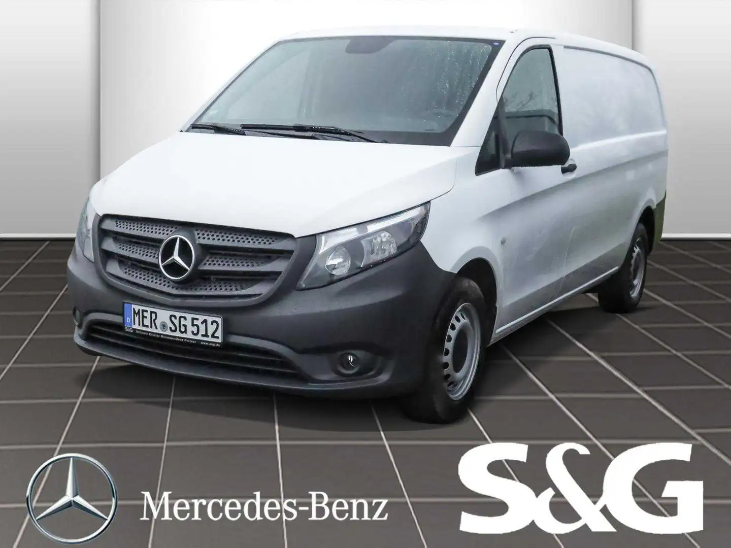Mercedes-Benz Vito 114 CDI Kasten Pro R.Kamera/DAB/AHK/Klima Blanc - 1