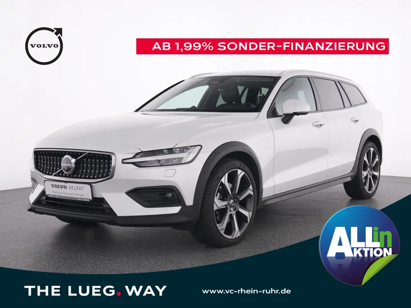 Volvo V60 Cross Country B4 D AWD Ultimate AHK+LM 20"+ Blanco - 1