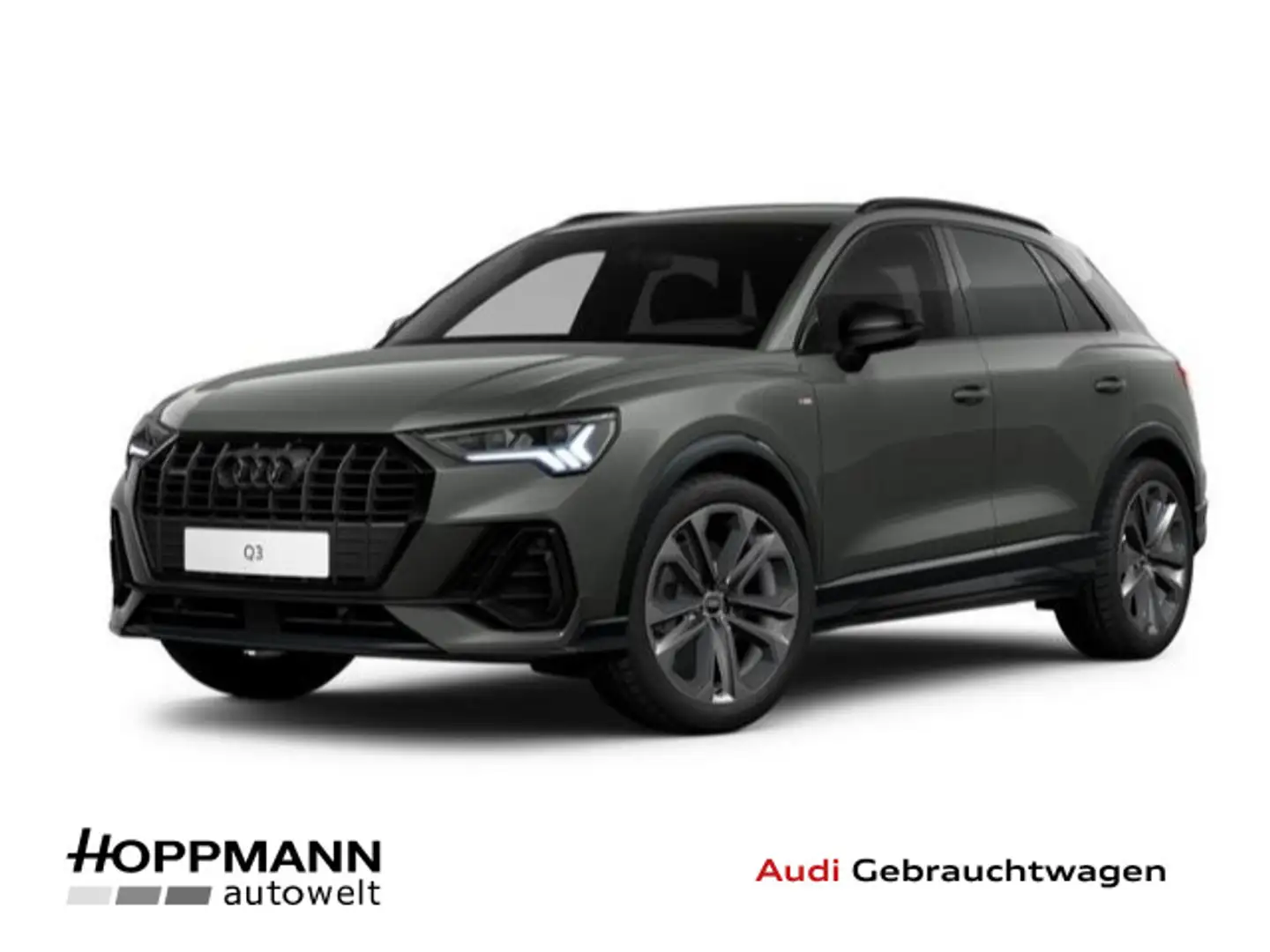 Audi Q3 40TDI quattro S-Line Matrix 20Zoll Navi AHK Grau - 2