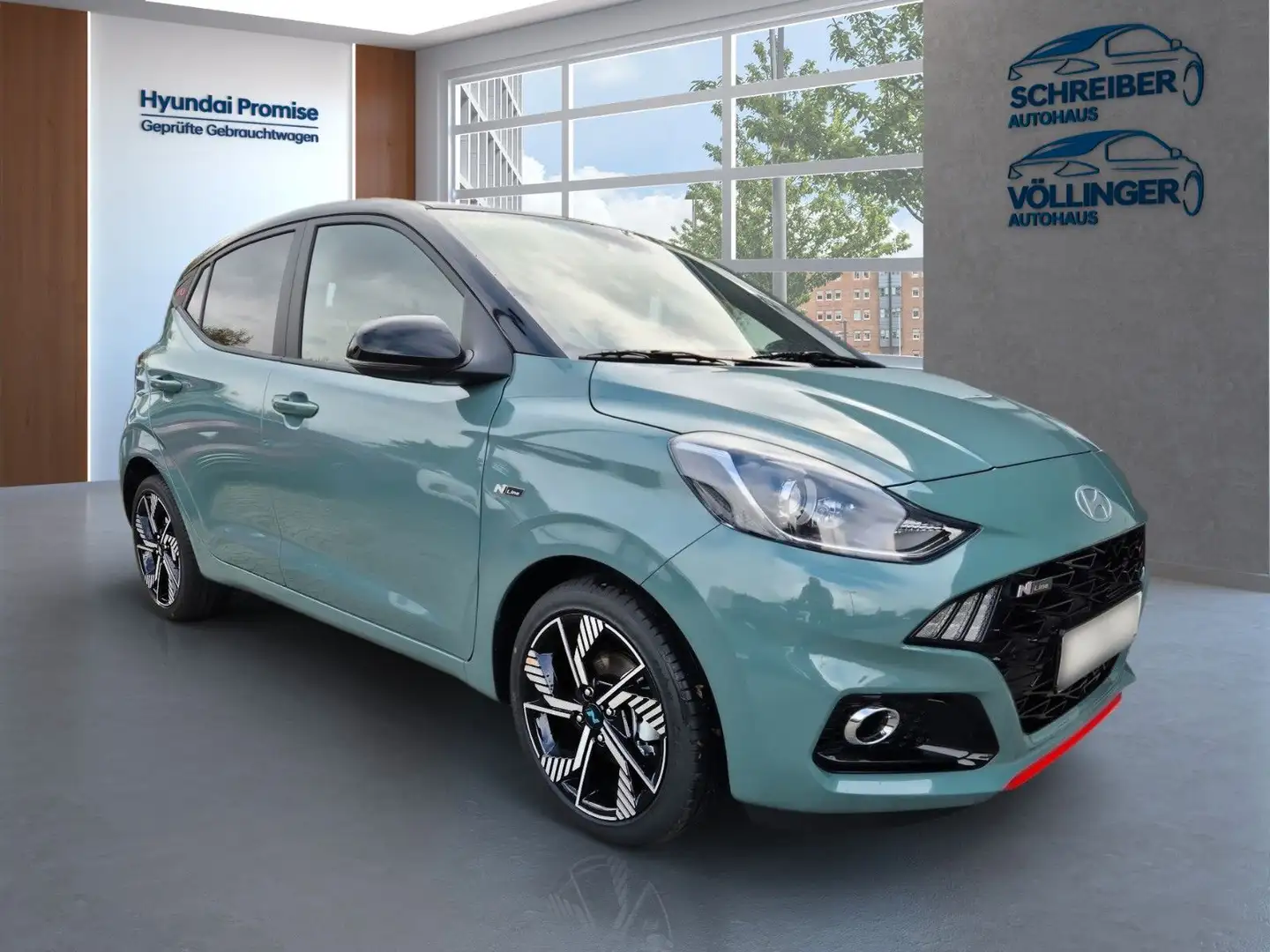 Hyundai i10 N Line/Dachlackierung/Navi/Kamera Groen - 2