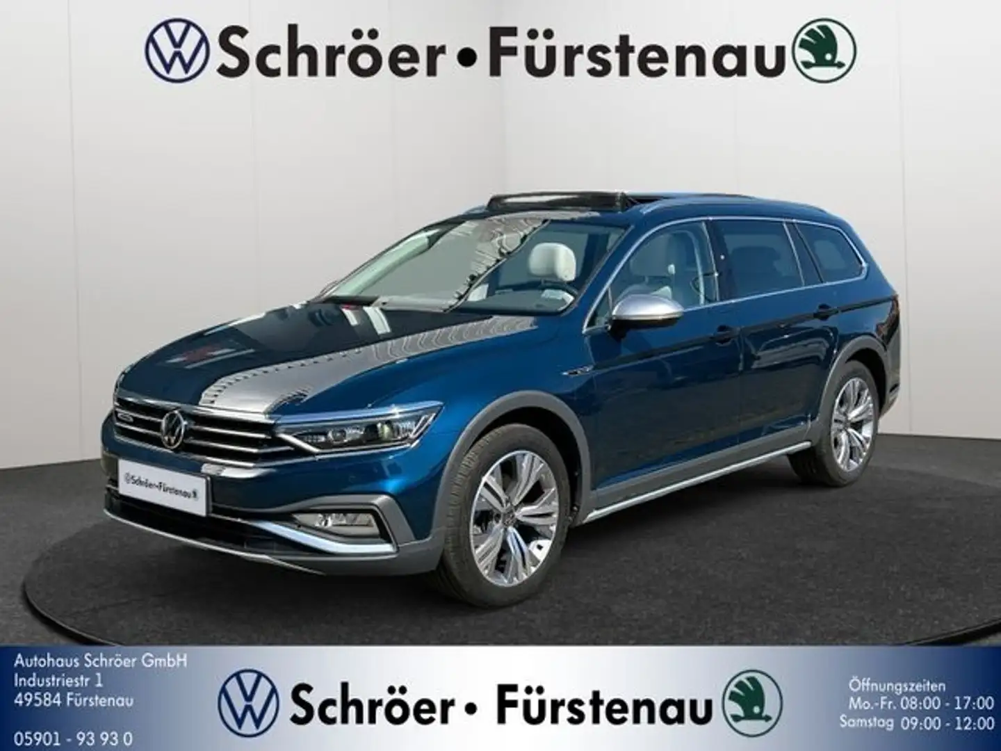 Volkswagen Passat Alltrack 4x4 TDI DSG (LEDER SCHIEBEDACH) Bleu - 1