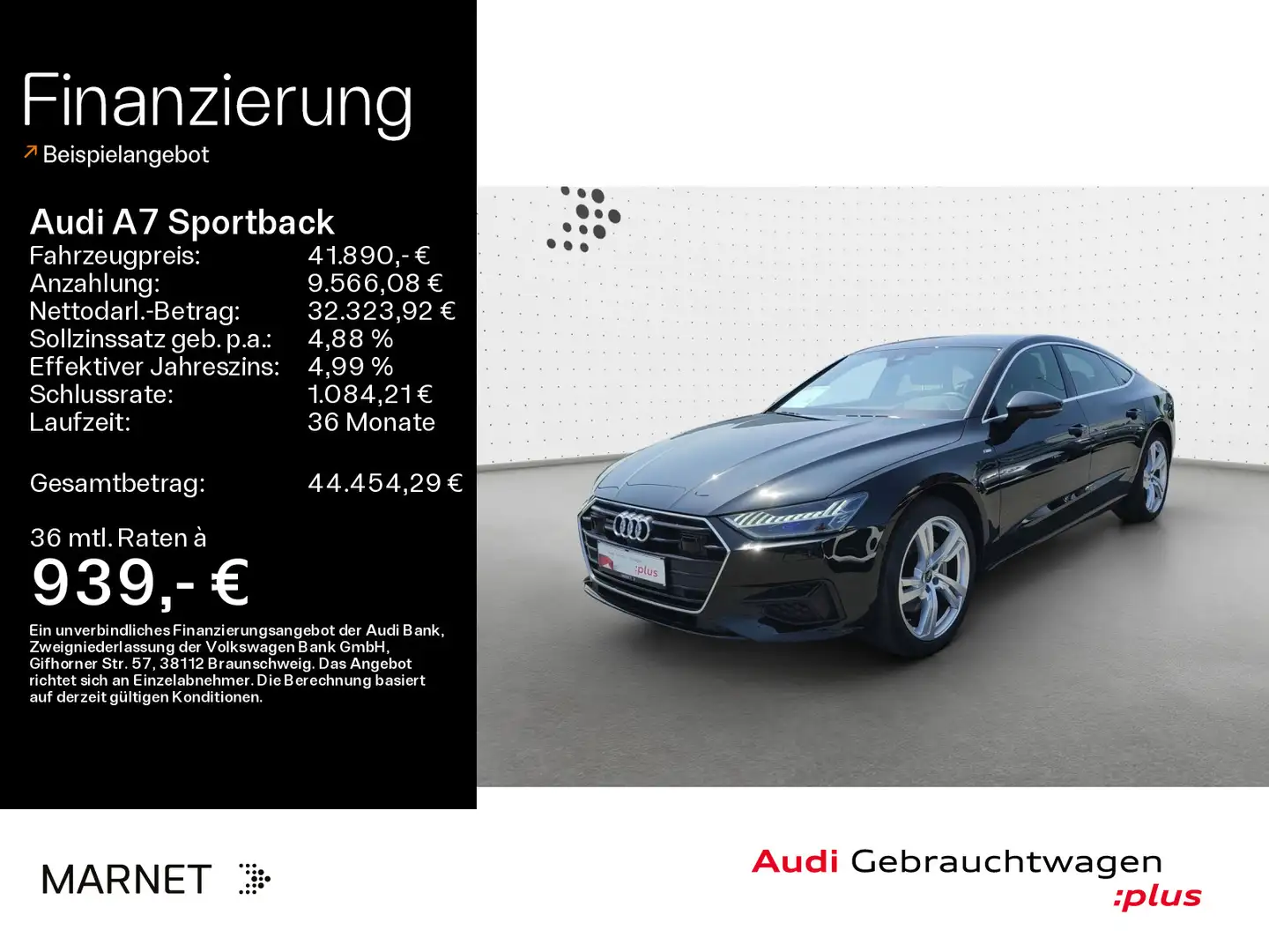 Audi A7 50 TDI quattro S line*Navi*Matrix*A Nero - 1