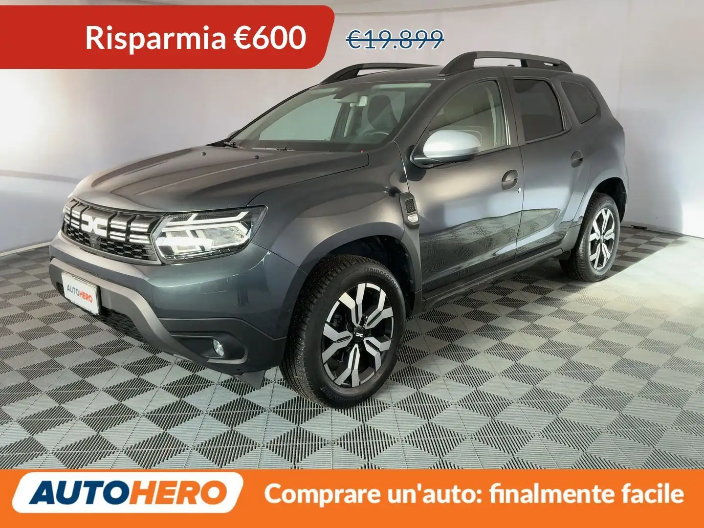Dacia Duster 1.5 Blue dCi Journey Up 115 CV Gris - 1