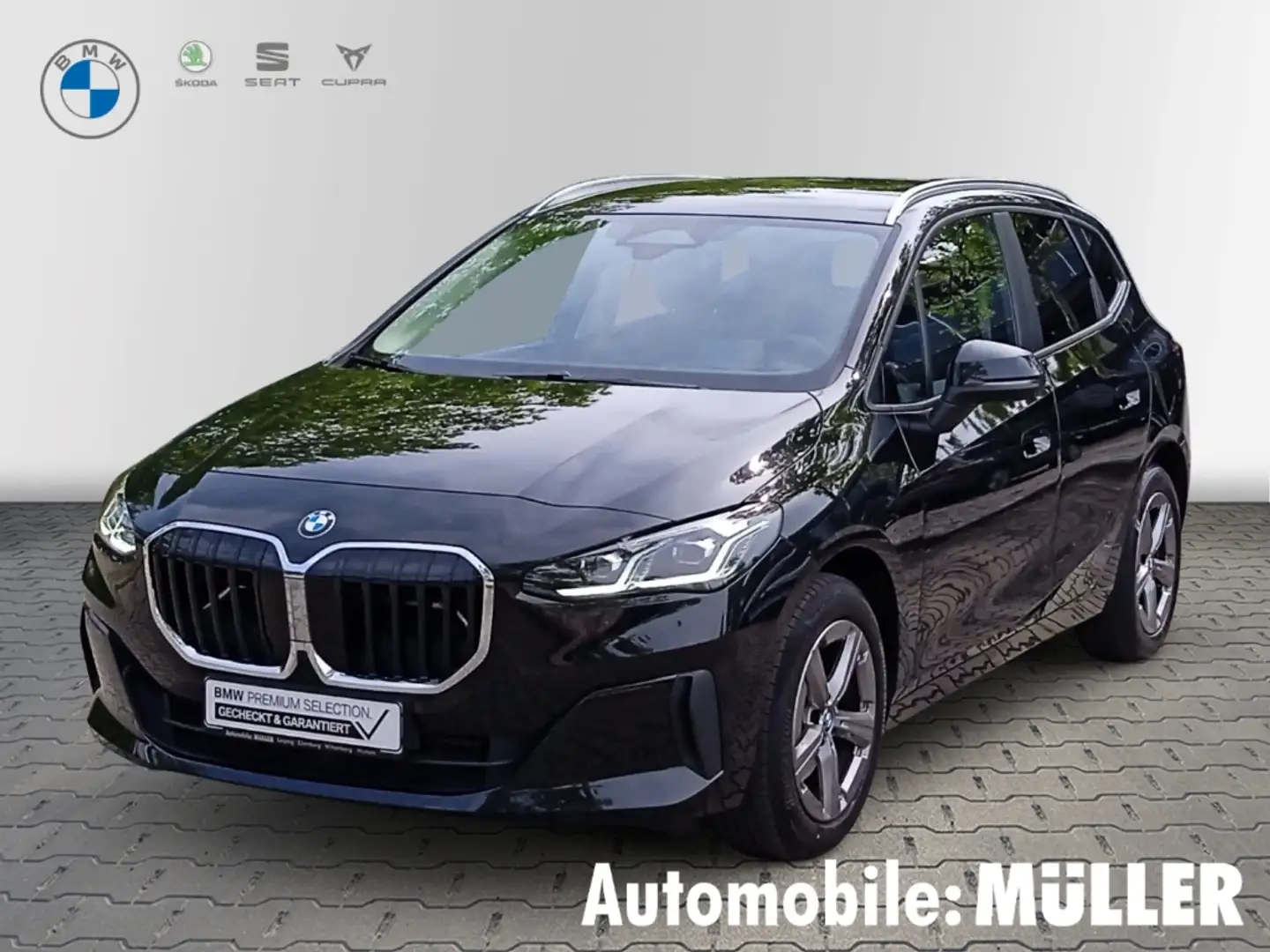 BMW 218 Active Tourer i*DAB*HuD*Ad.LED*Keyless*RFK* Schwarz - 1