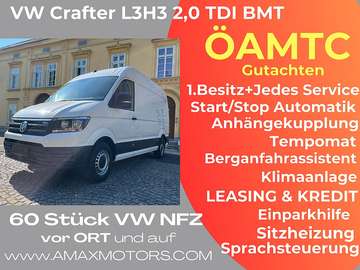 Crafter 35 Kasten L3H3, AHK, Tempomat Rückfahrk...