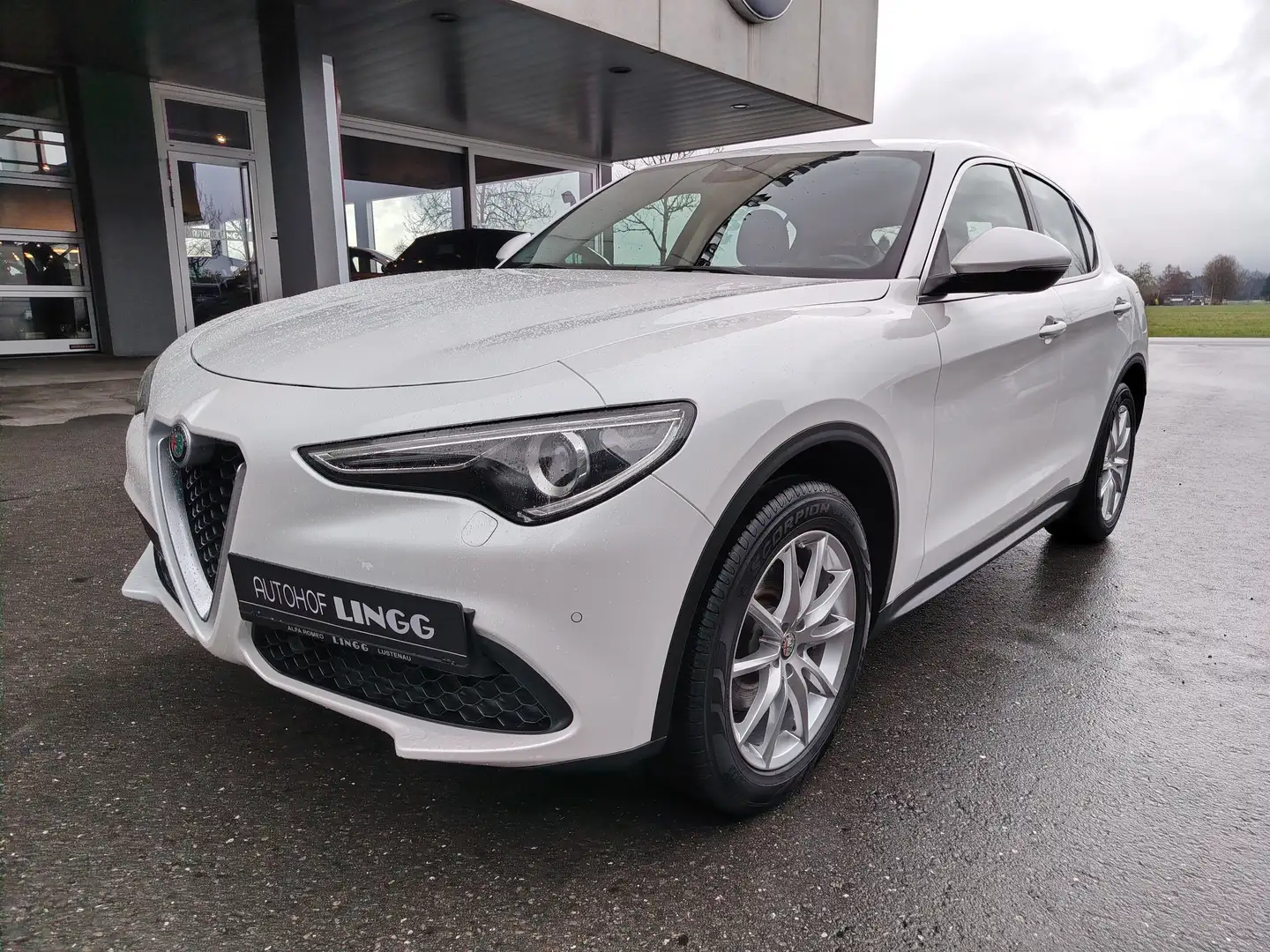 Alfa Romeo Stelvio 2,0 Super AT8 Q4 Weiß - 1