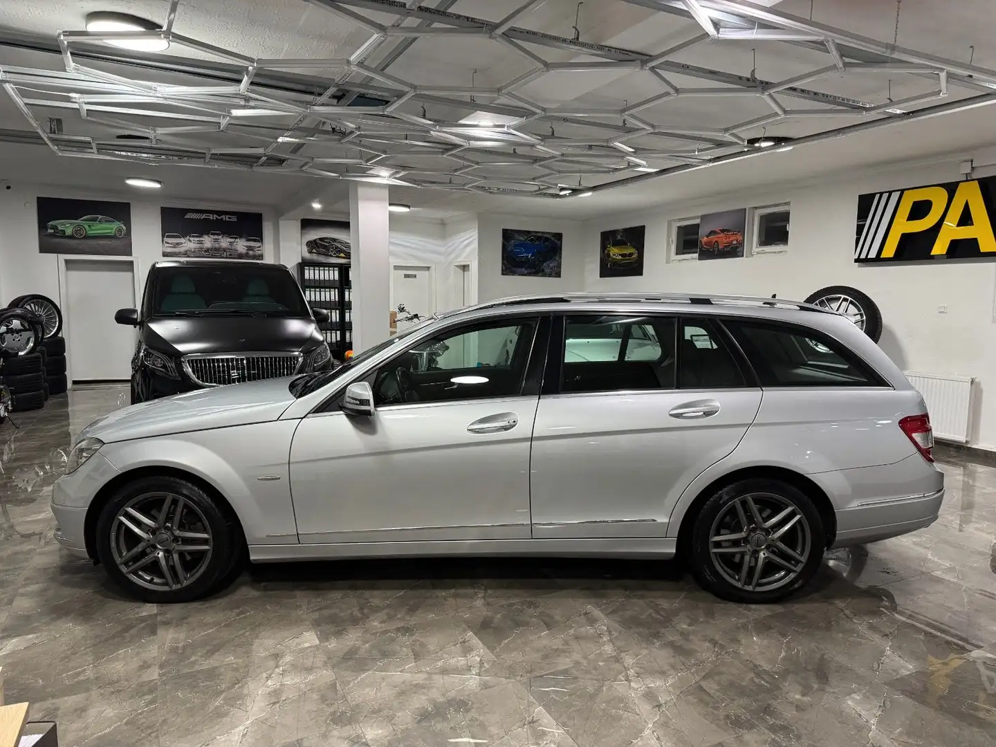 Mercedes-Benz C 220 T CDI / Automatik Schiebedach Tempomat AHK Silber - 2