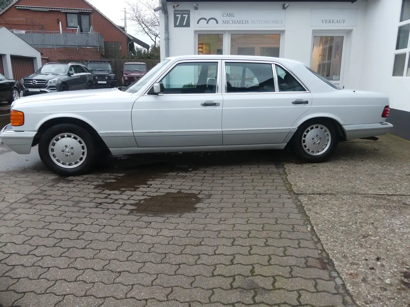 Mercedes-Benz 560 SEL, 2. Hd., Bestzustand und Dokumentation Білий - 2