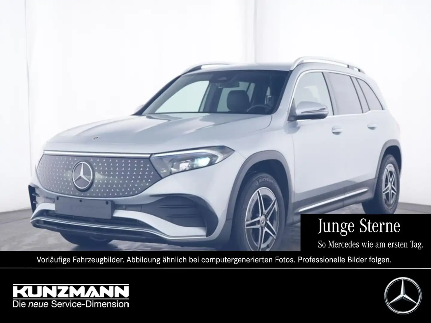 Mercedes-Benz EQB 300 4M AMG MBUX Navi Kamera 7-Sitzer WinterP Zilver - 1