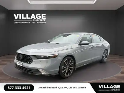 Gray 2025 Honda Accord Hybrid Sedan Front-Wheel Drive Automatic
