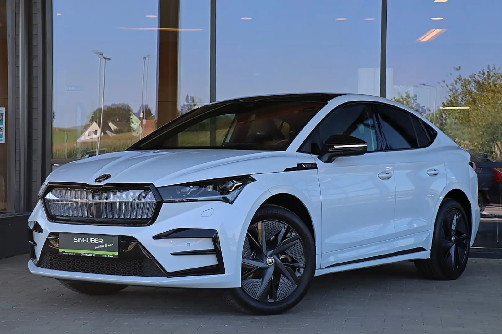 Skoda Enyaq Coupe iV 82kWh RS ACC, AHK schwenkbar, DCC, Mat... Blanc - 1