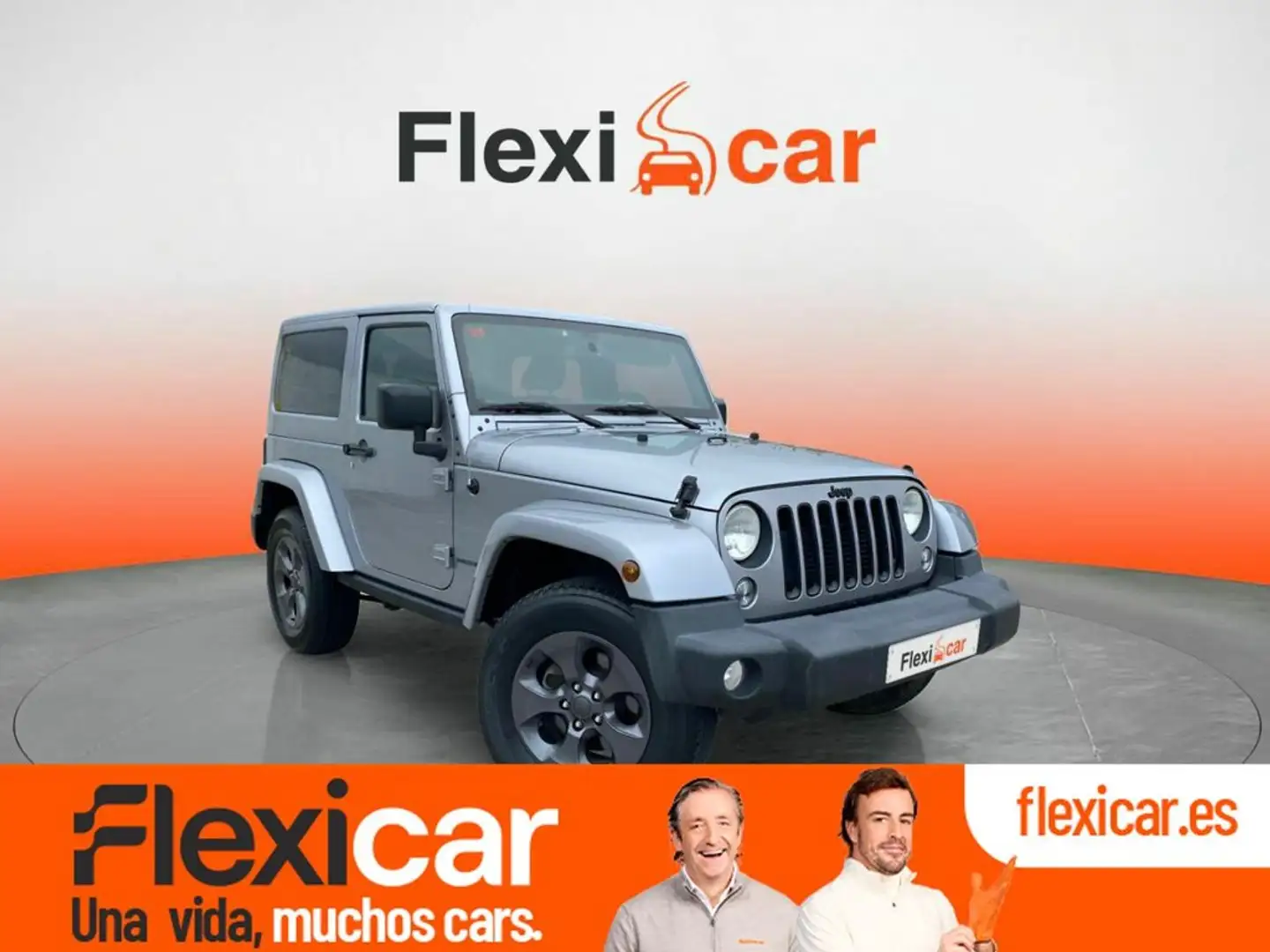 Jeep Wrangler 2.2CRD Sahara 8ATX Gris - 1