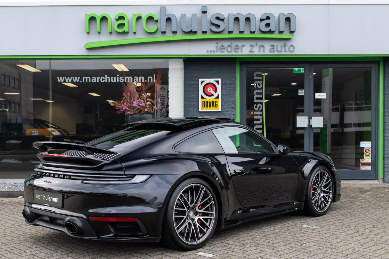Porsche 992 3.8 Turbo / GLASDAK / INNODRIVE / LIFT / 18-WEG Schwarz - 2