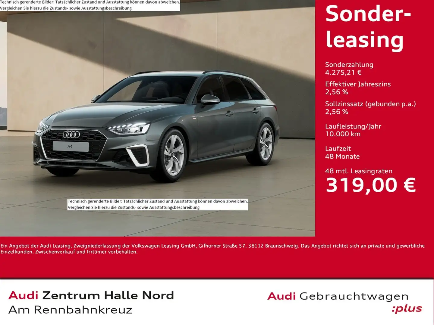 Audi A4 Avant S line 35 TDI S tronic Gris - 1