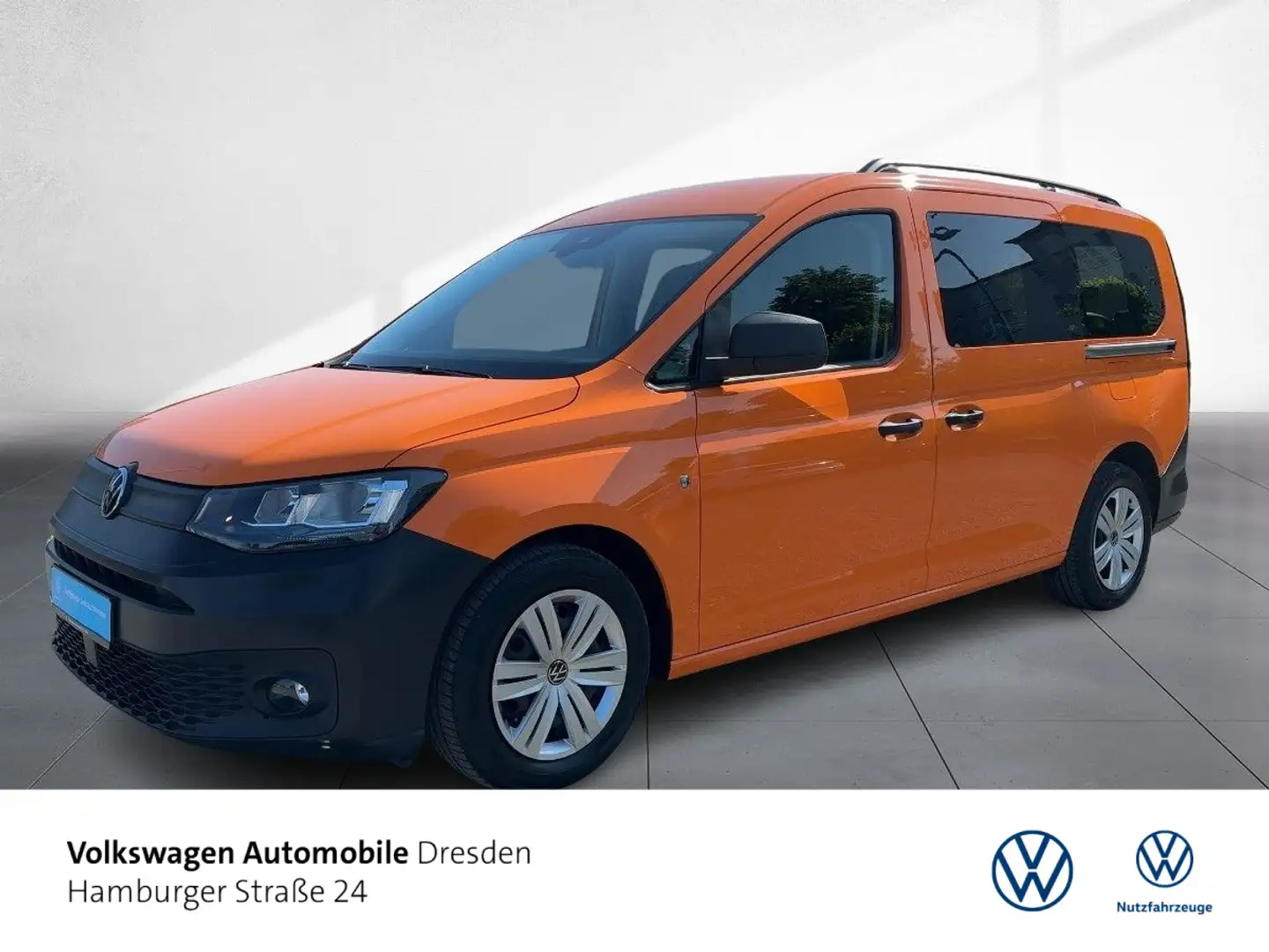 Volkswagen Caddy Kombi 2,0 TDI DSG KLIMA NAV AHZV Orange - 1