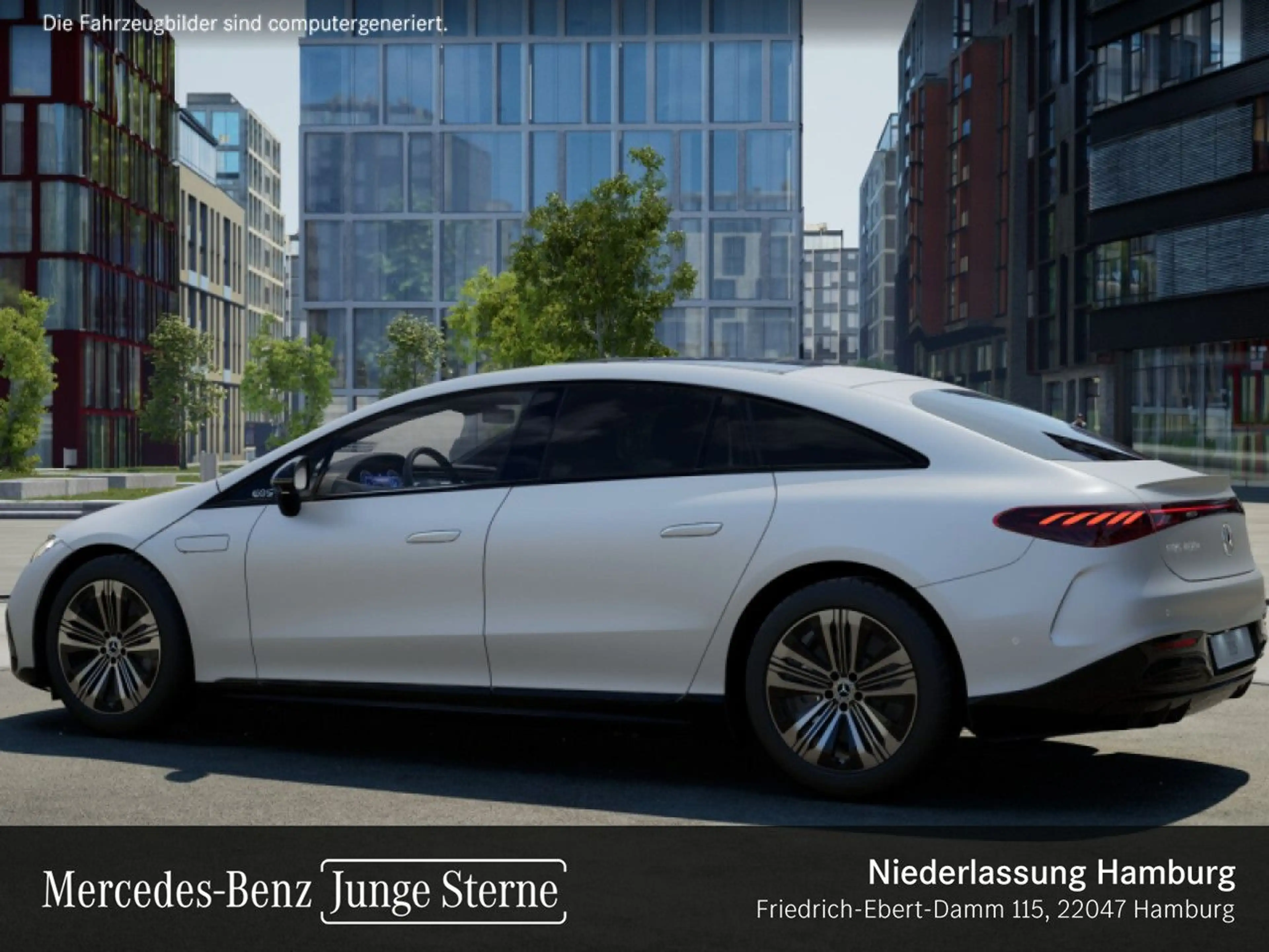 Mercedes-Benz EQS 450 AMG Airmat Pano Burmester Distr. Night PTS — photo 15