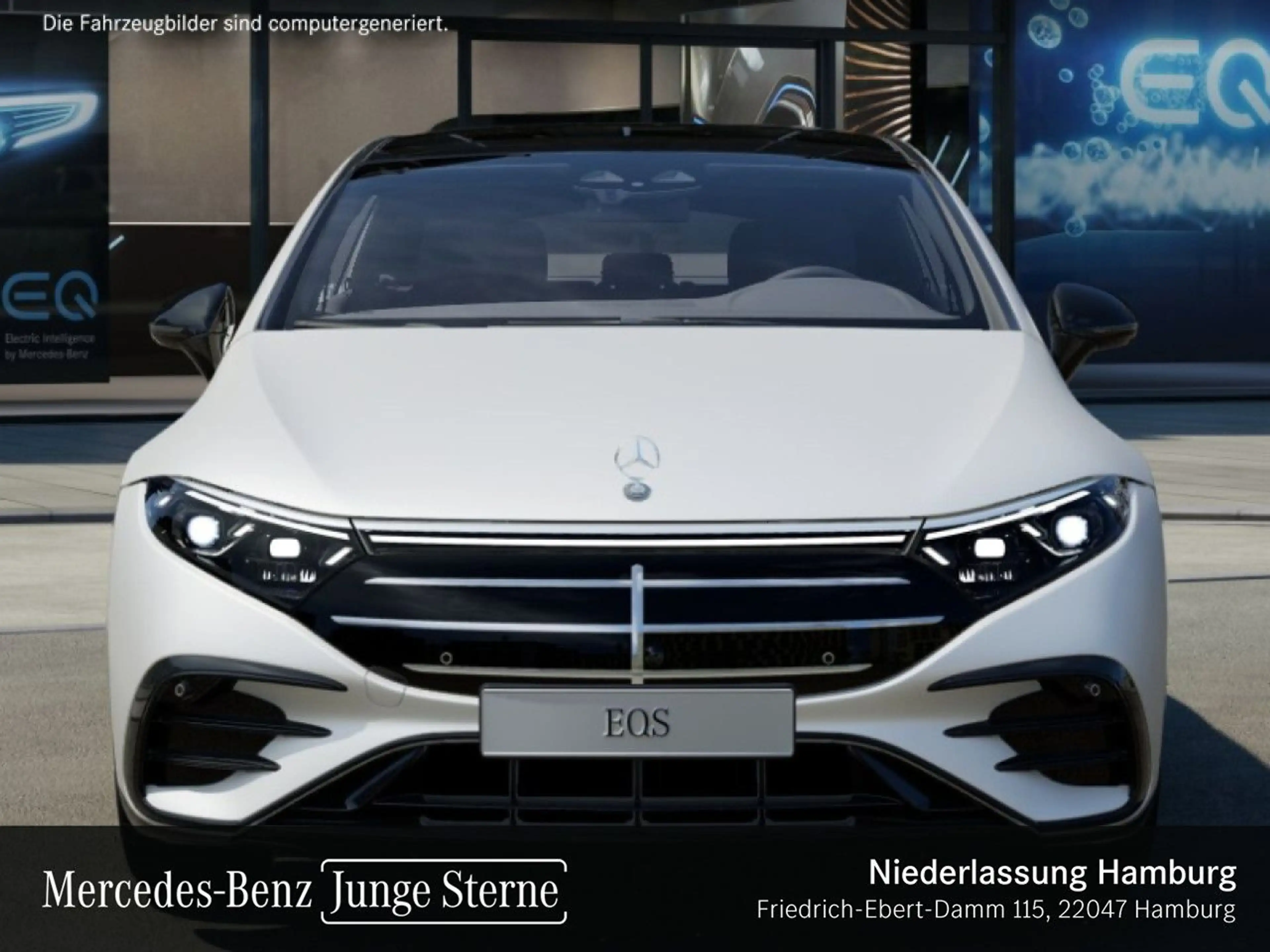 Mercedes-Benz EQS 450 AMG Airmat Pano Burmester Distr. Night PTS — photo 8